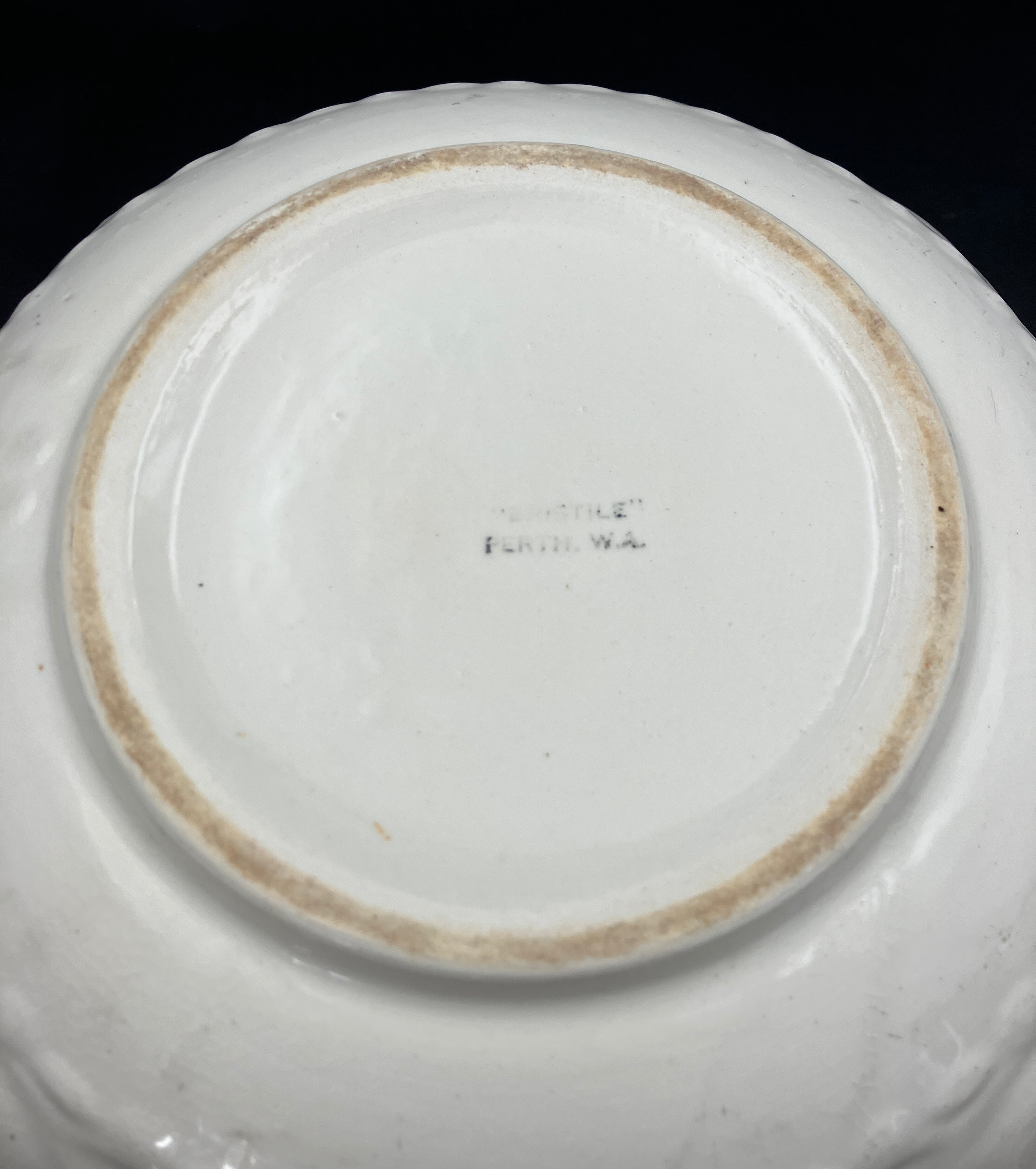 Vintage Pre Wembley Ware Bowl Rare Made By Bristile Perth WA 30cm Diameter