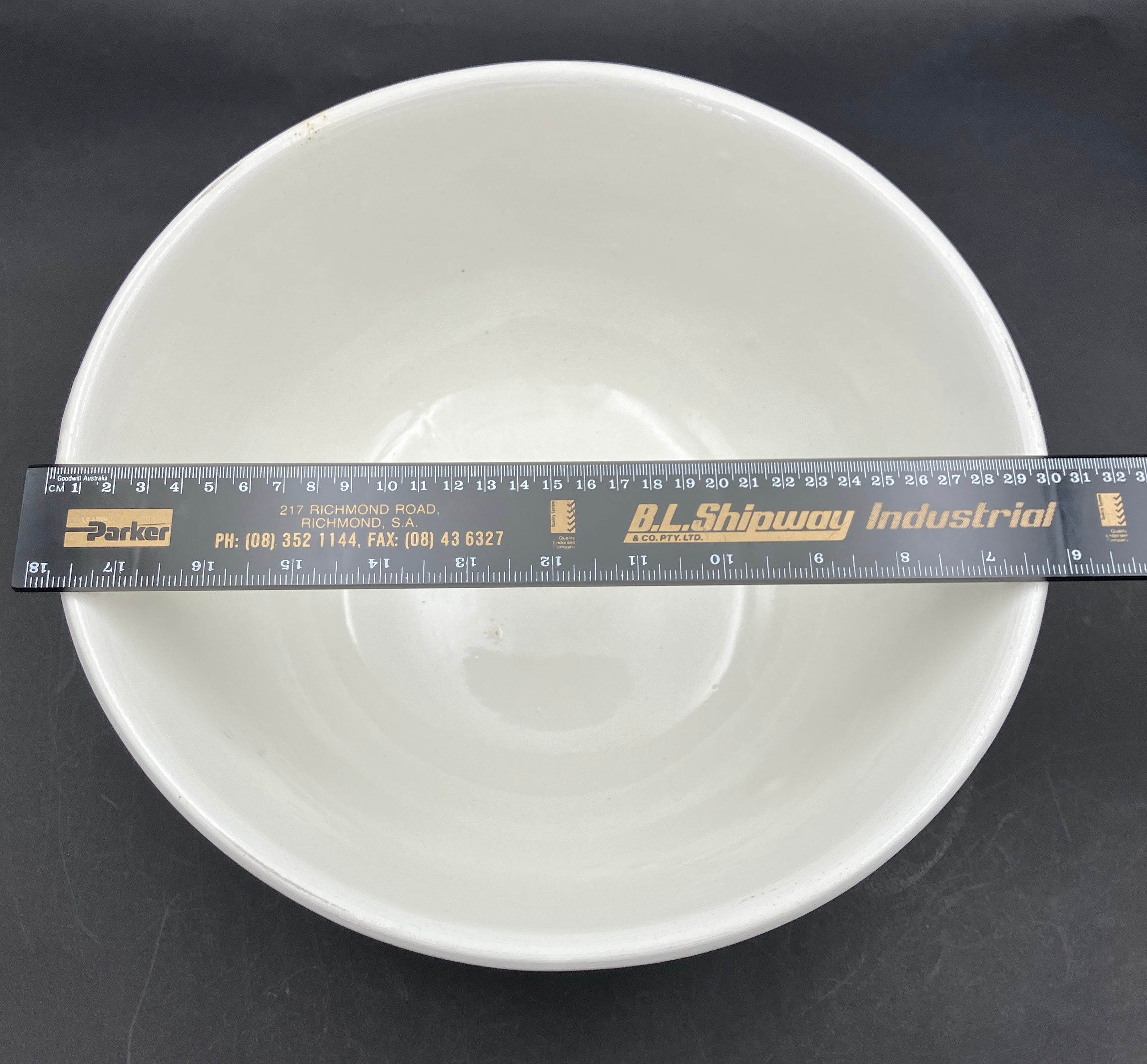 Vintage Pre Wembley Ware Bowl Rare Made By Bristile Perth WA 30cm Diameter