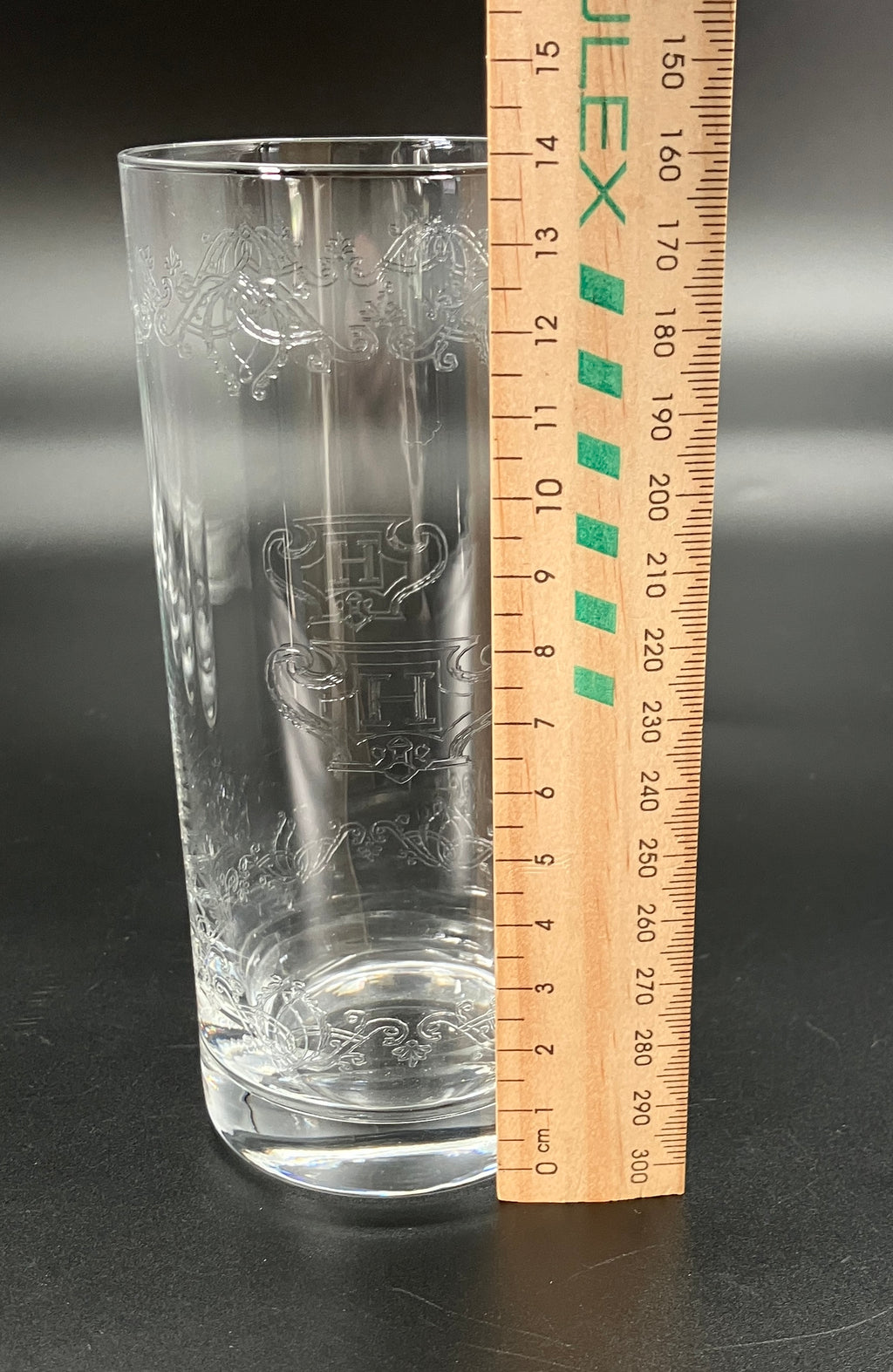 Vintage Hendrick’s Gin Glasses Highball Etched HSet Of 6 New Old Stock RARE