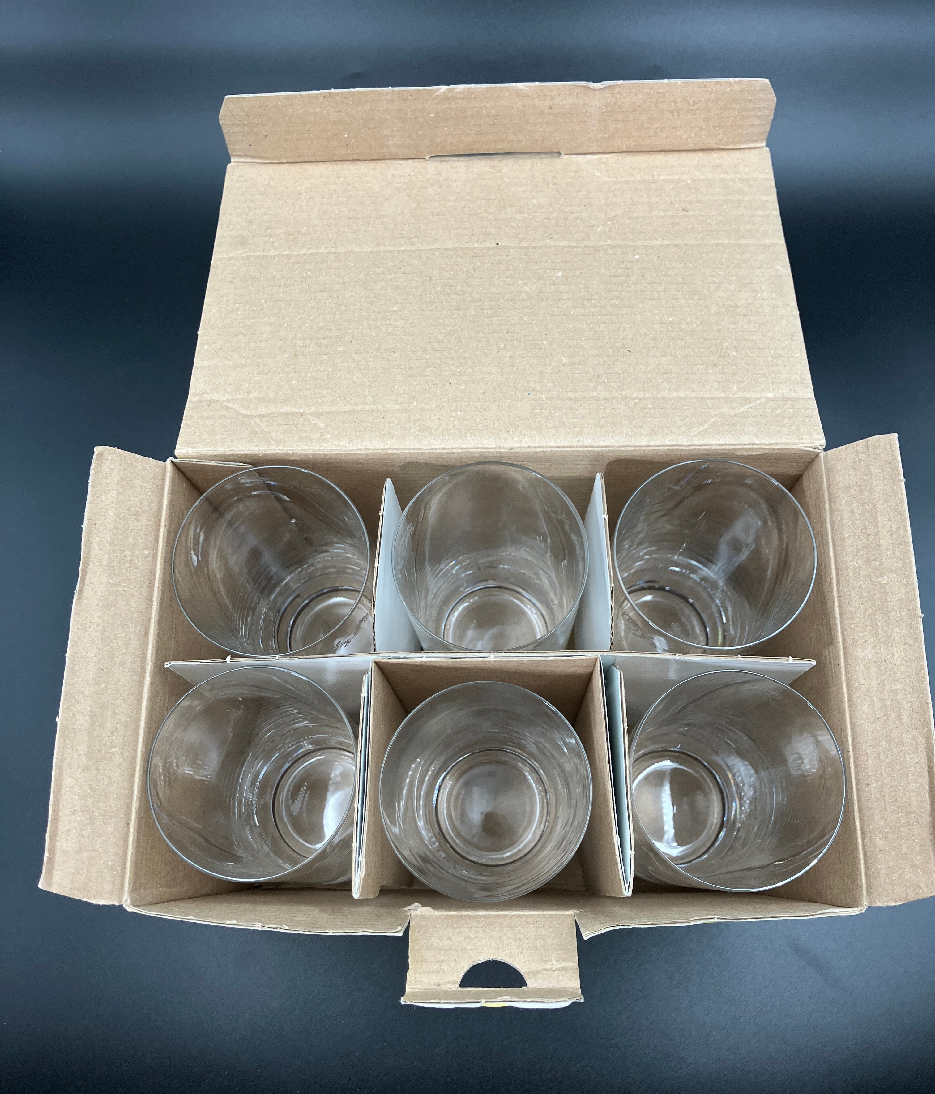 Vintage Hendrick’s Gin Glasses Highball Etched HSet Of 6 New Old Stock RARE