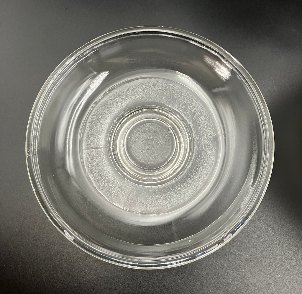 Vintage Pyrex Minstrel Half Tubby Deep Bowl With Lid Crown 1974