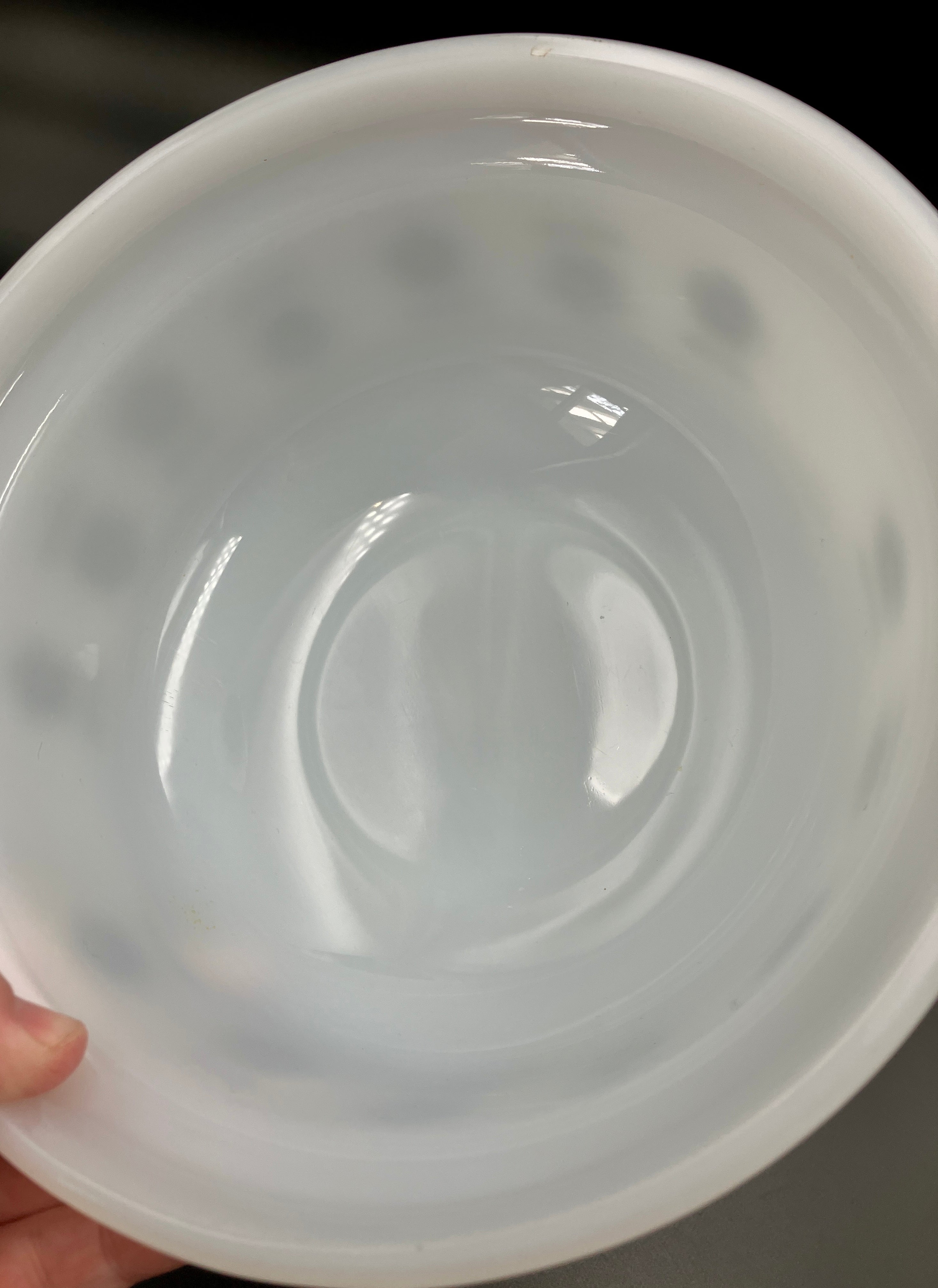 Vintage Pyrex Minstrel Half Tubby Deep Bowl With Lid Crown 1974