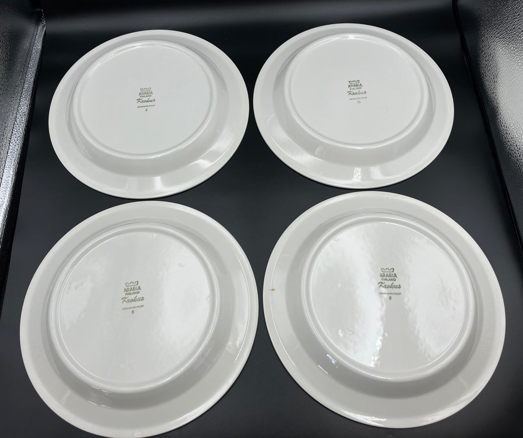 Arabia Krokus by Esteri Tomula - Large Dinner Set - Finland 1978-79 Rare