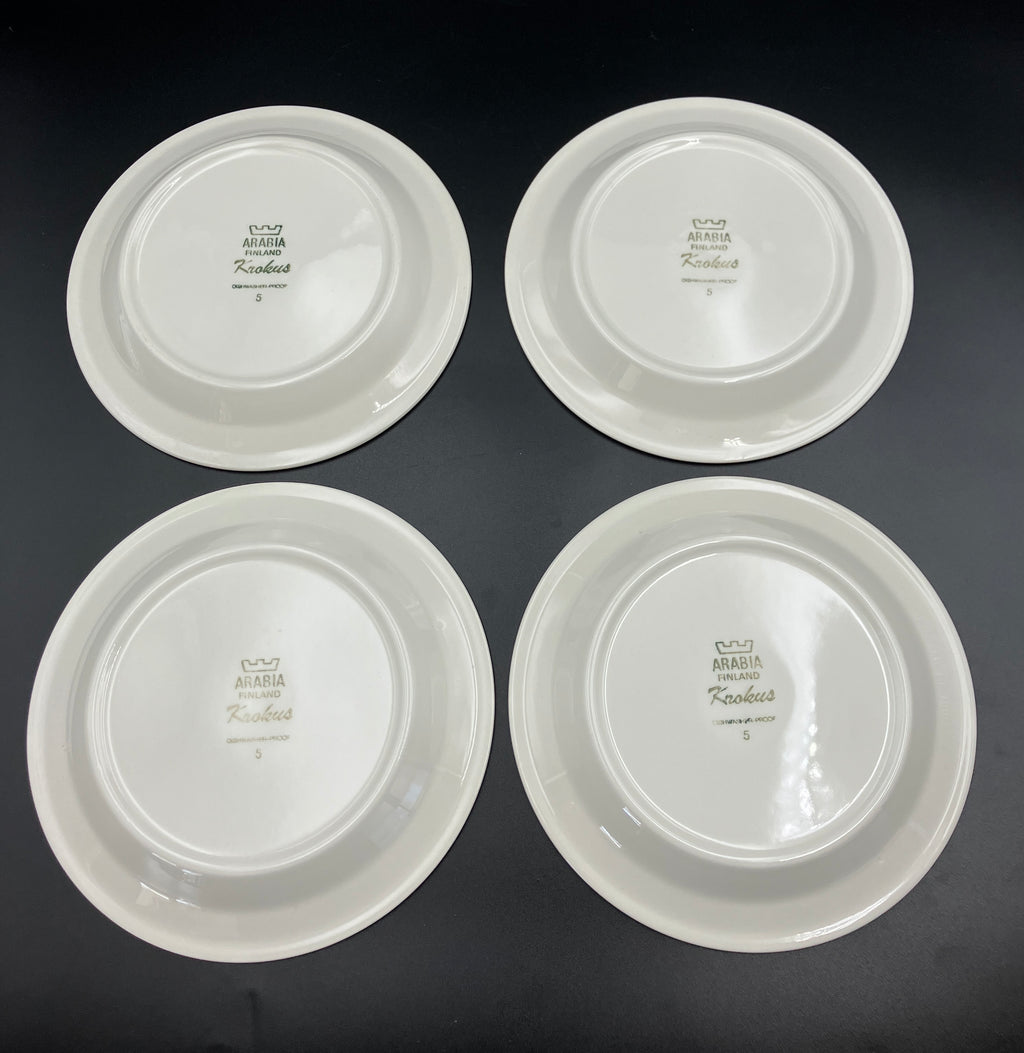 Arabia Krokus by Esteri Tomula - Large Dinner Set - Finland 1978-79 Rare