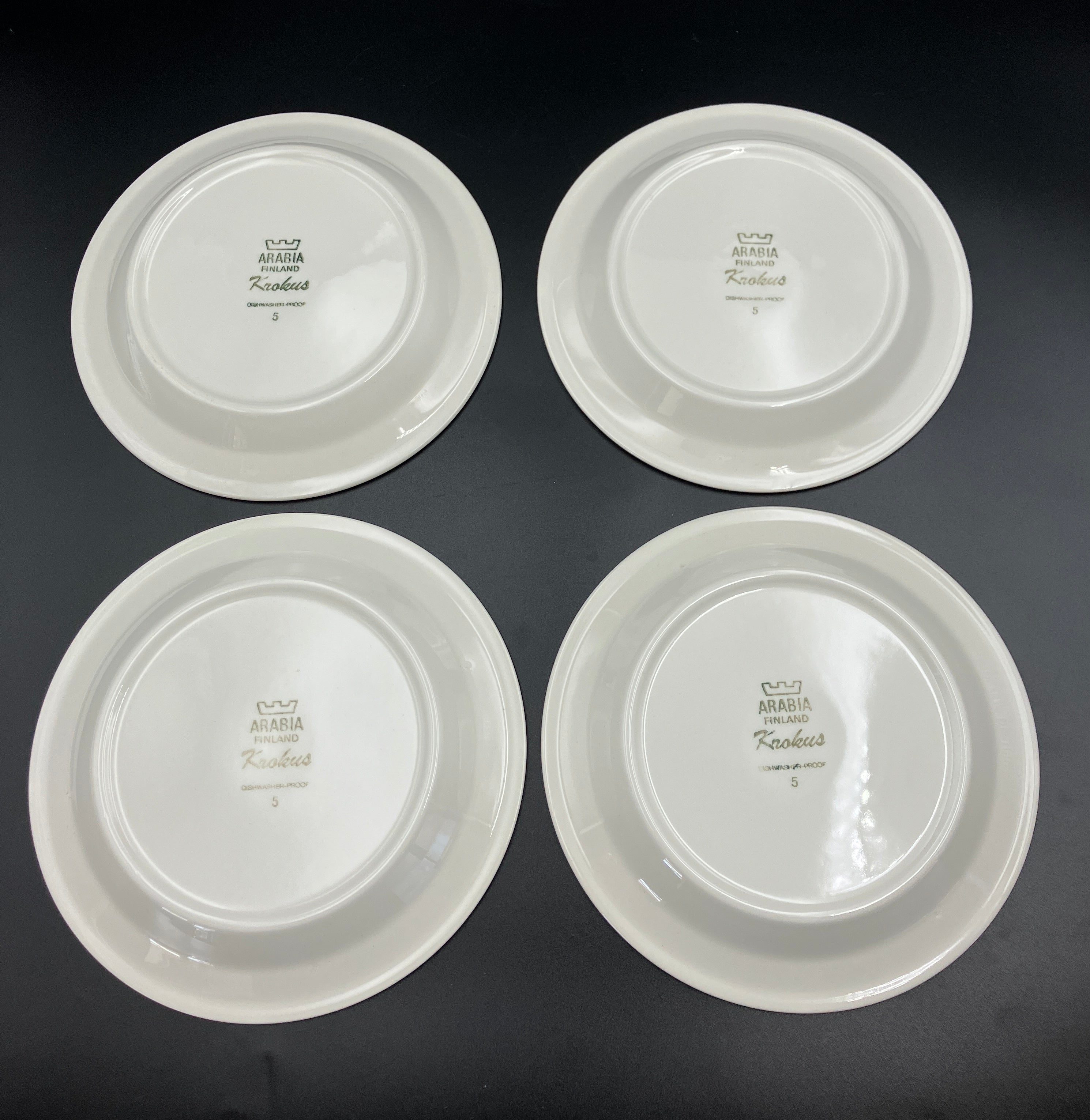 Arabia Krokus by Esteri Tomula - Large Dinner Set - Finland 1978-79 Rare