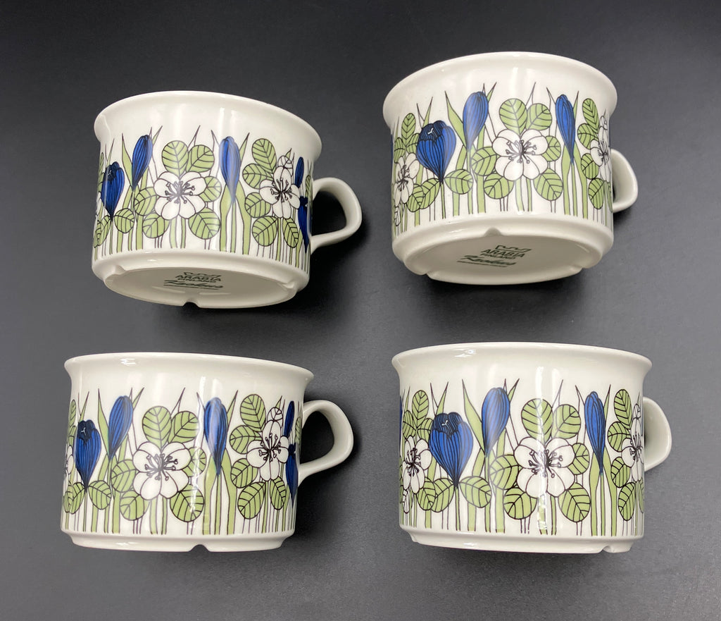 Arabia Krokus by Esteri Tomula - Large Dinner Set - Finland 1978-79 Rare