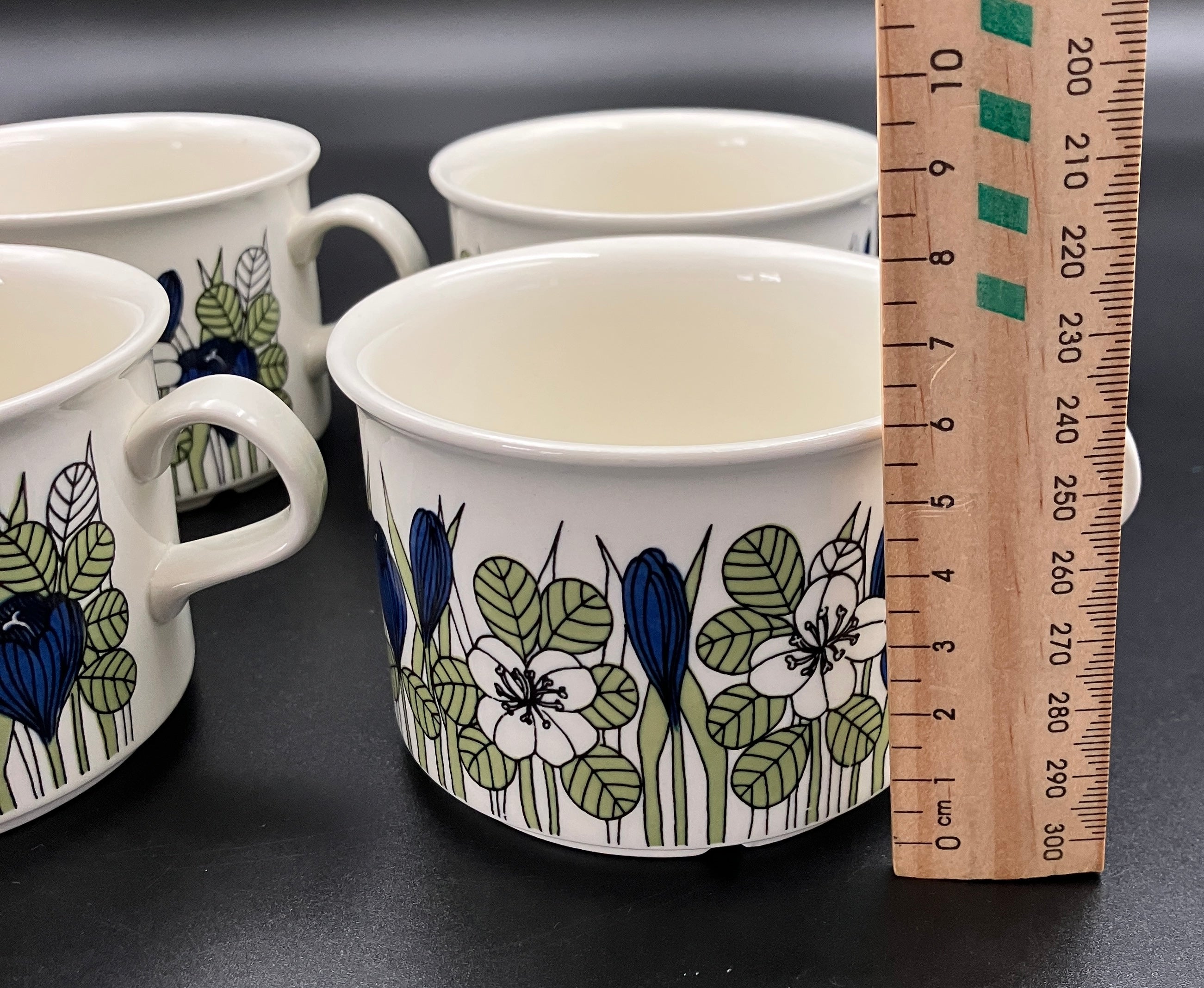Arabia Krokus by Esteri Tomula - Large Dinner Set - Finland 1978-79 Rare