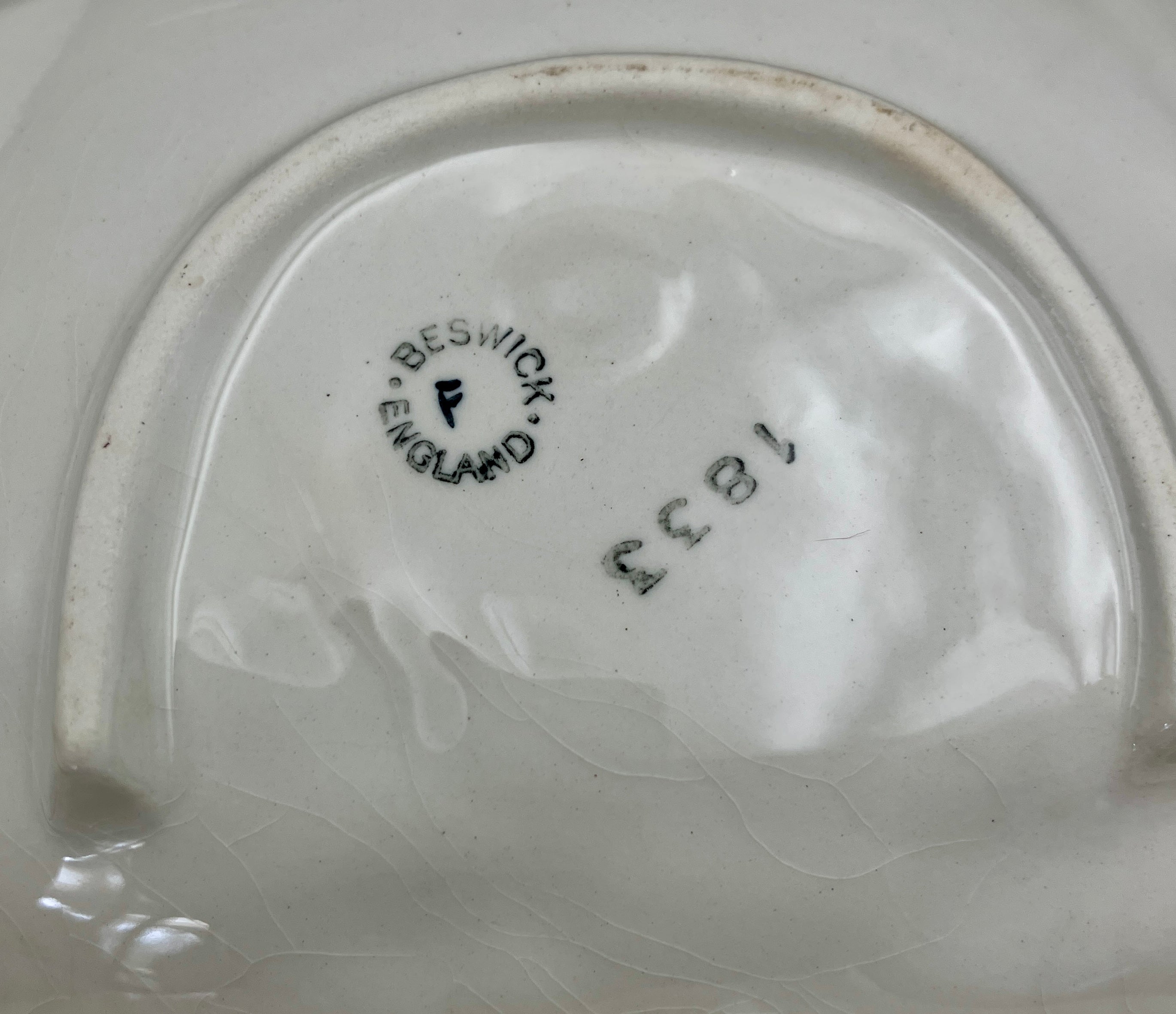 Beswick Bird & Cobweb Plate / Dishes #1830 & #1833 Titwillow Hand Panted England