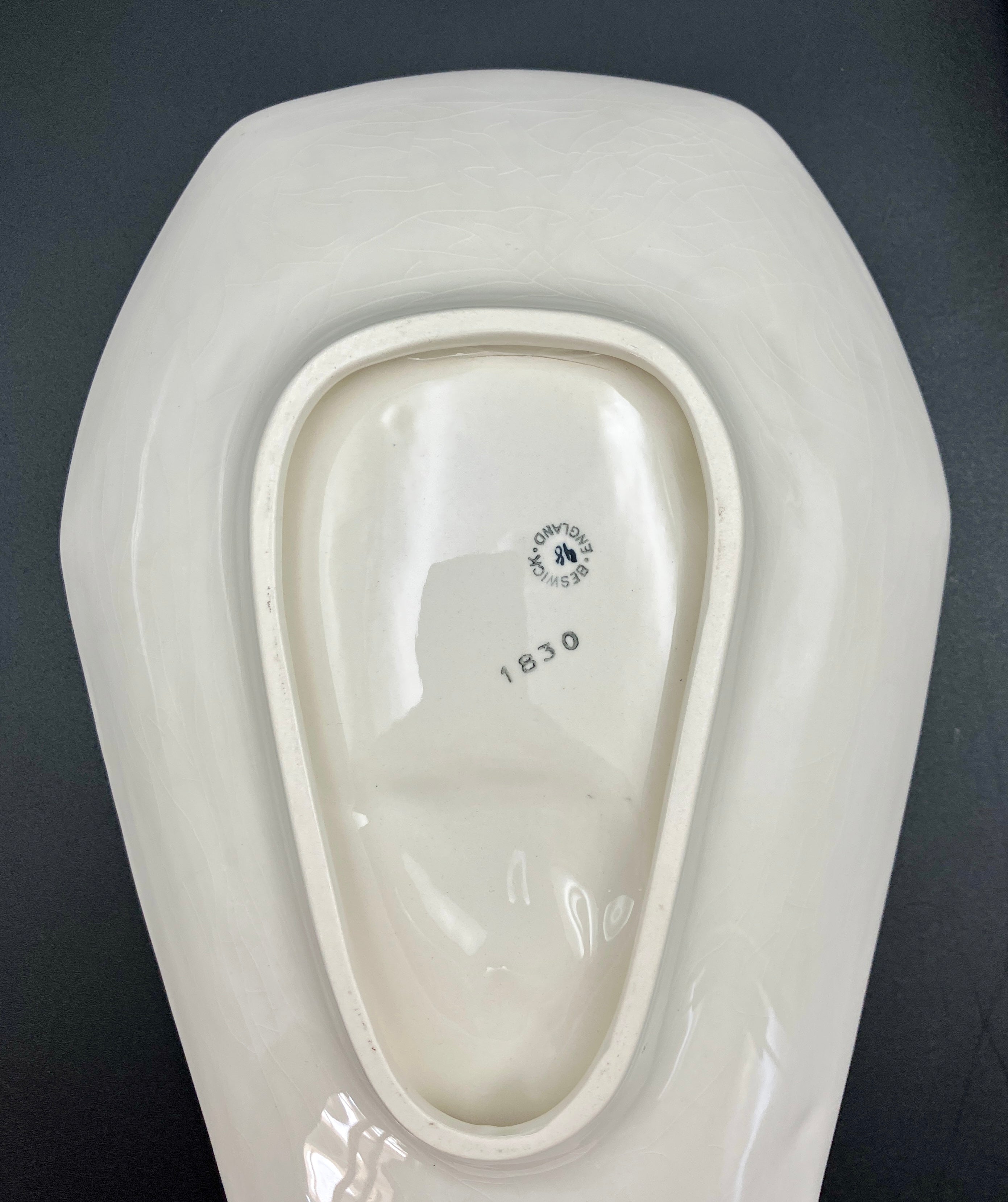 Beswick Bird & Cobweb Plate / Dishes #1830 & #1833 Titwillow Hand Panted England