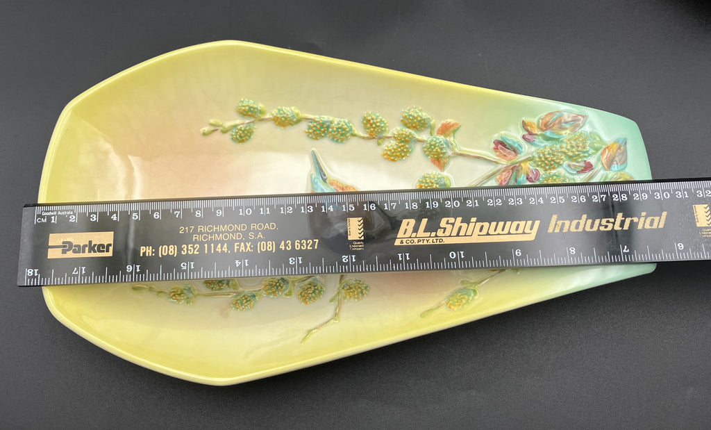 Beswick Bird & Cobweb Plate / Dishes #1830 & #1833 Titwillow Hand Panted England