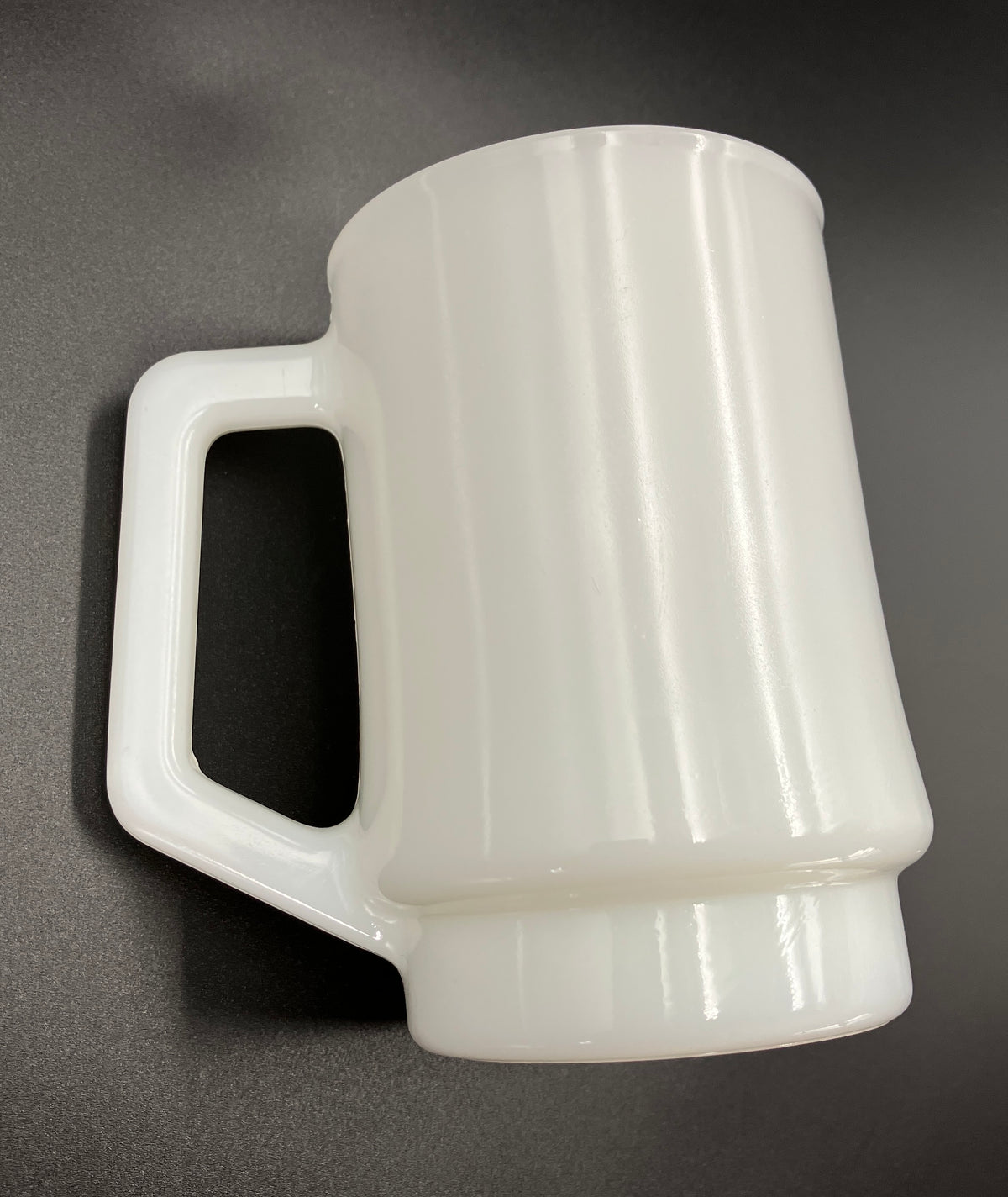 Vintage Pyrex Mug Radio Station Advertising Pyrex Milk Glass Mug Rare