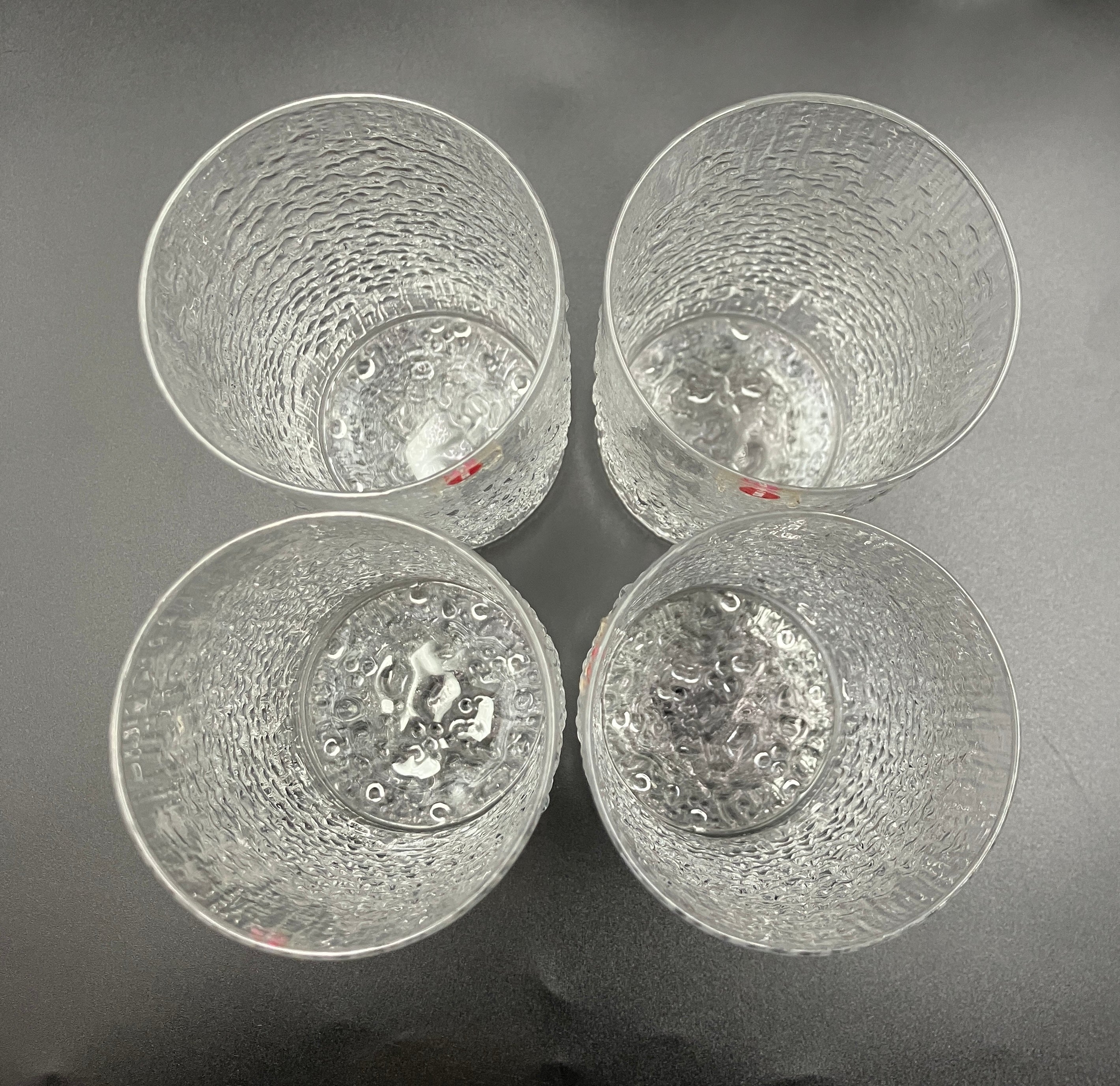Share Iittala Hopla Glasses X4 & Pitcher Set by Tapio Wirkkala Made In Finland 1970s