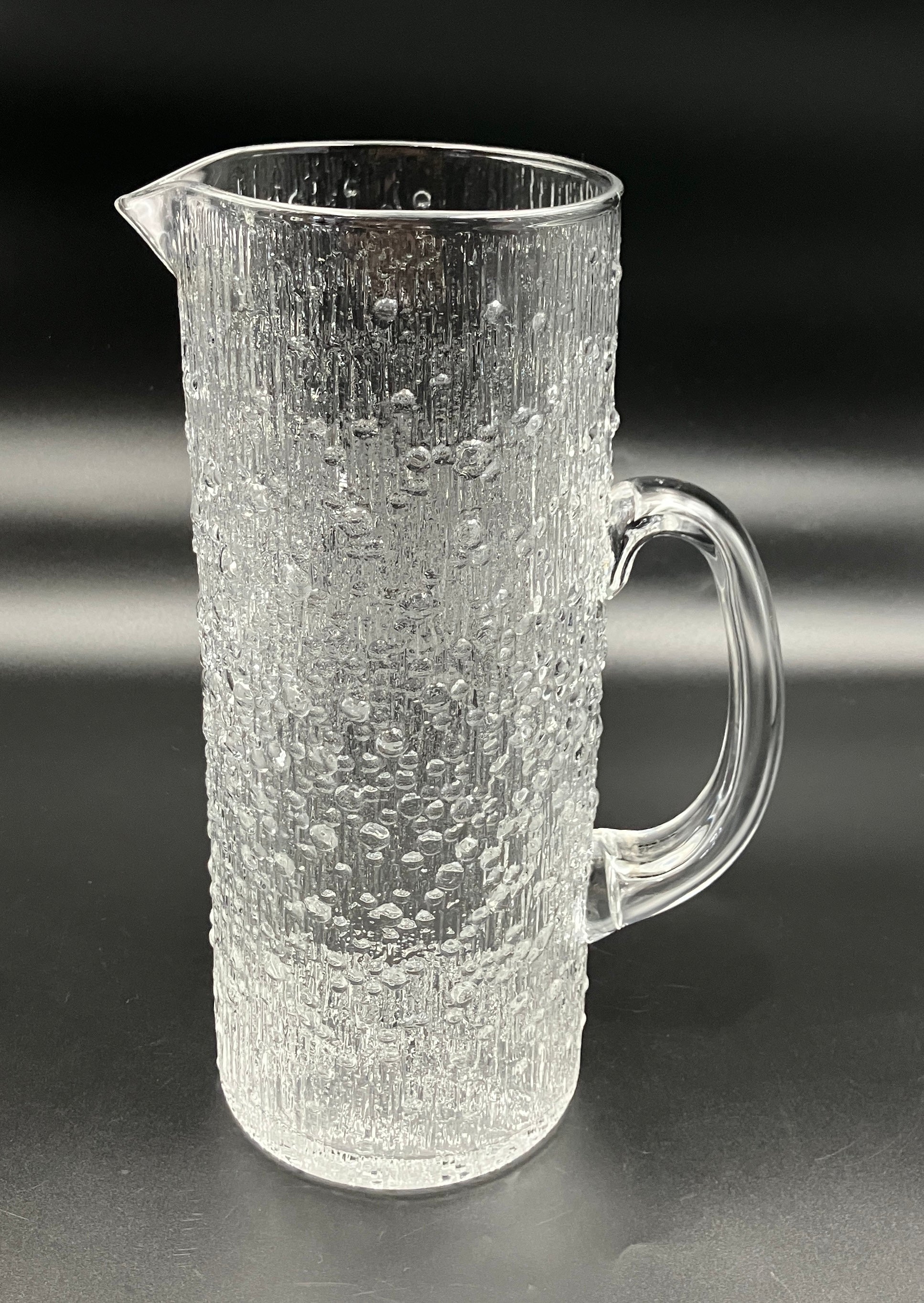 Share Iittala Hopla Glasses X4 & Pitcher Set by Tapio Wirkkala Made In Finland 1970s
