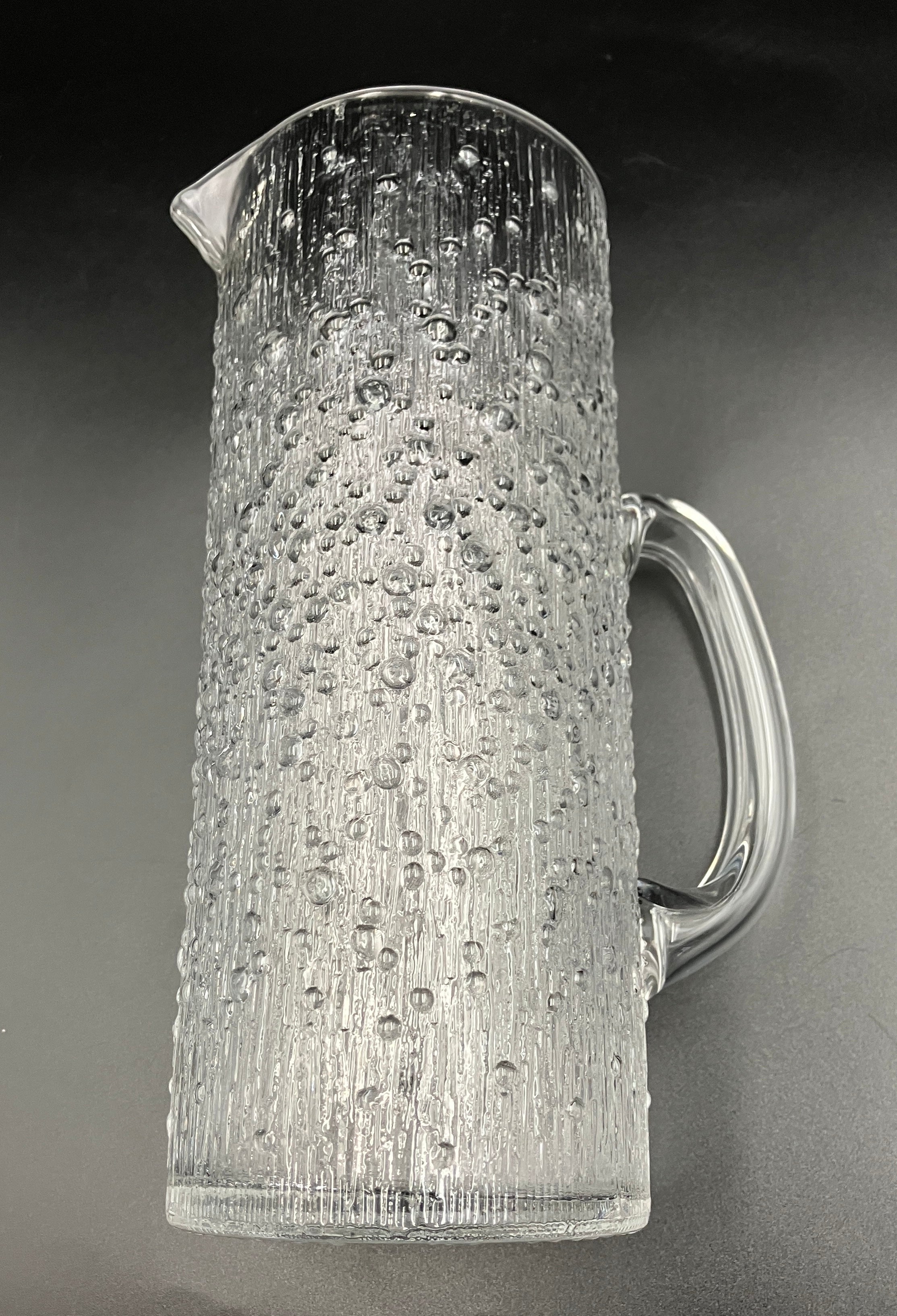 Share Iittala Hopla Glasses X4 & Pitcher Set by Tapio Wirkkala Made In Finland 1970s