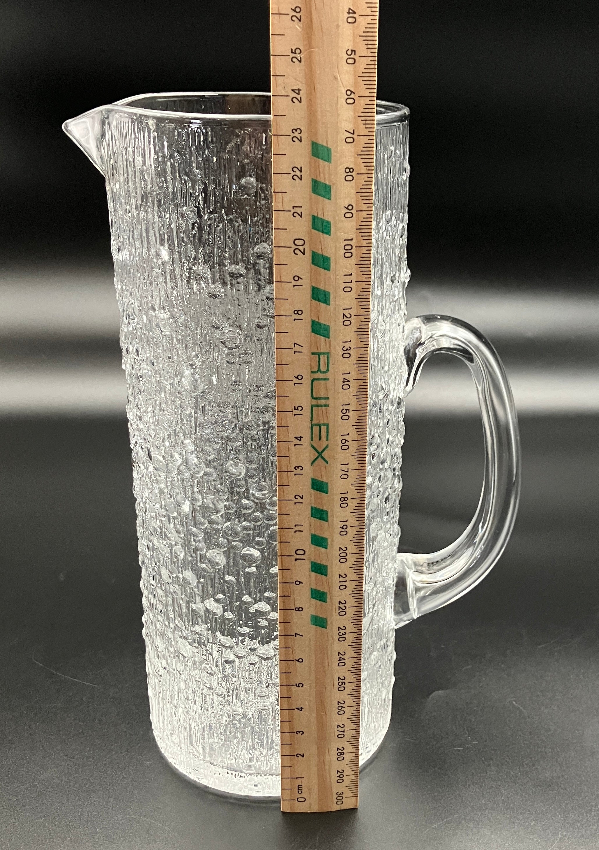 Share Iittala Hopla Glasses X4 & Pitcher Set by Tapio Wirkkala Made In Finland 1970s