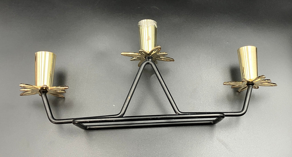 Mid Century Modern Candle Holder Starburst Candlestick Holder Rare