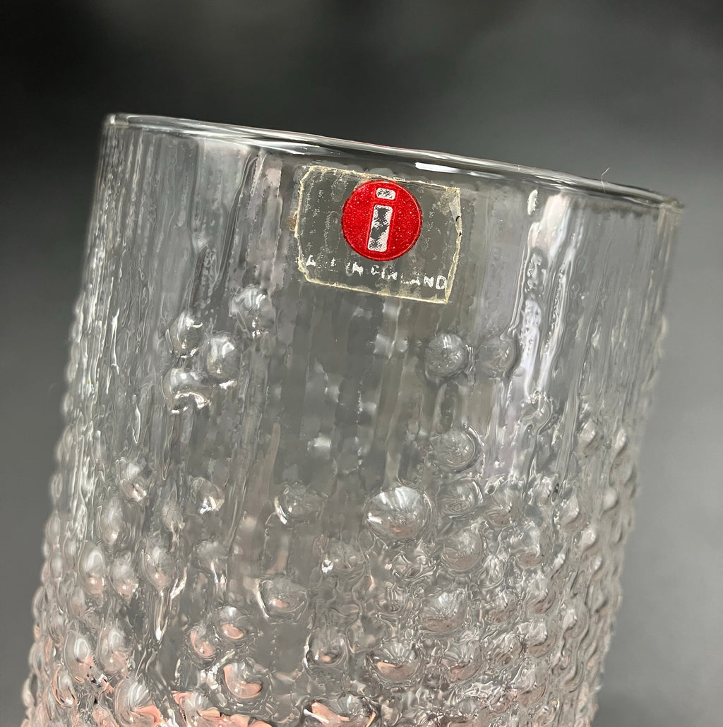 Share Iittala Hopla Glasses X4 & Pitcher Set by Tapio Wirkkala Made In Finland 1970s