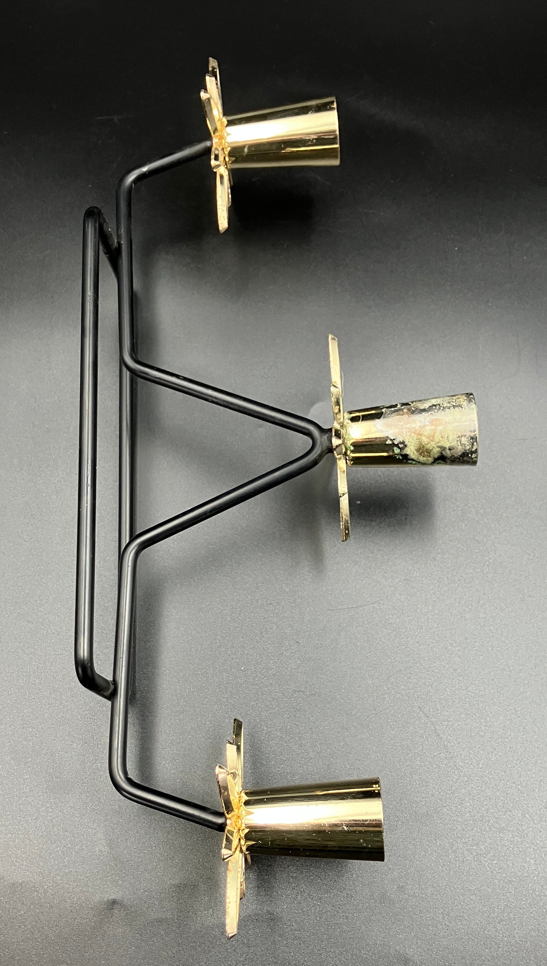 Mid Century Modern Candle Holder Starburst Candlestick Holder Rare