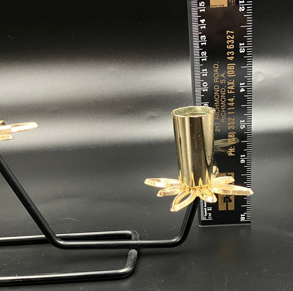 Mid Century Modern Candle Holder Starburst Candlestick Holder Rare