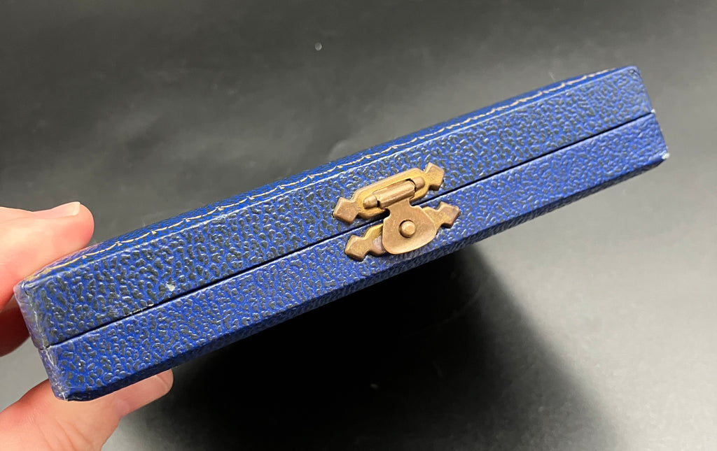 Vintage Denmark Sterling Silver ELA Enamel Gold Gilt Guilloche forks Set Of 6