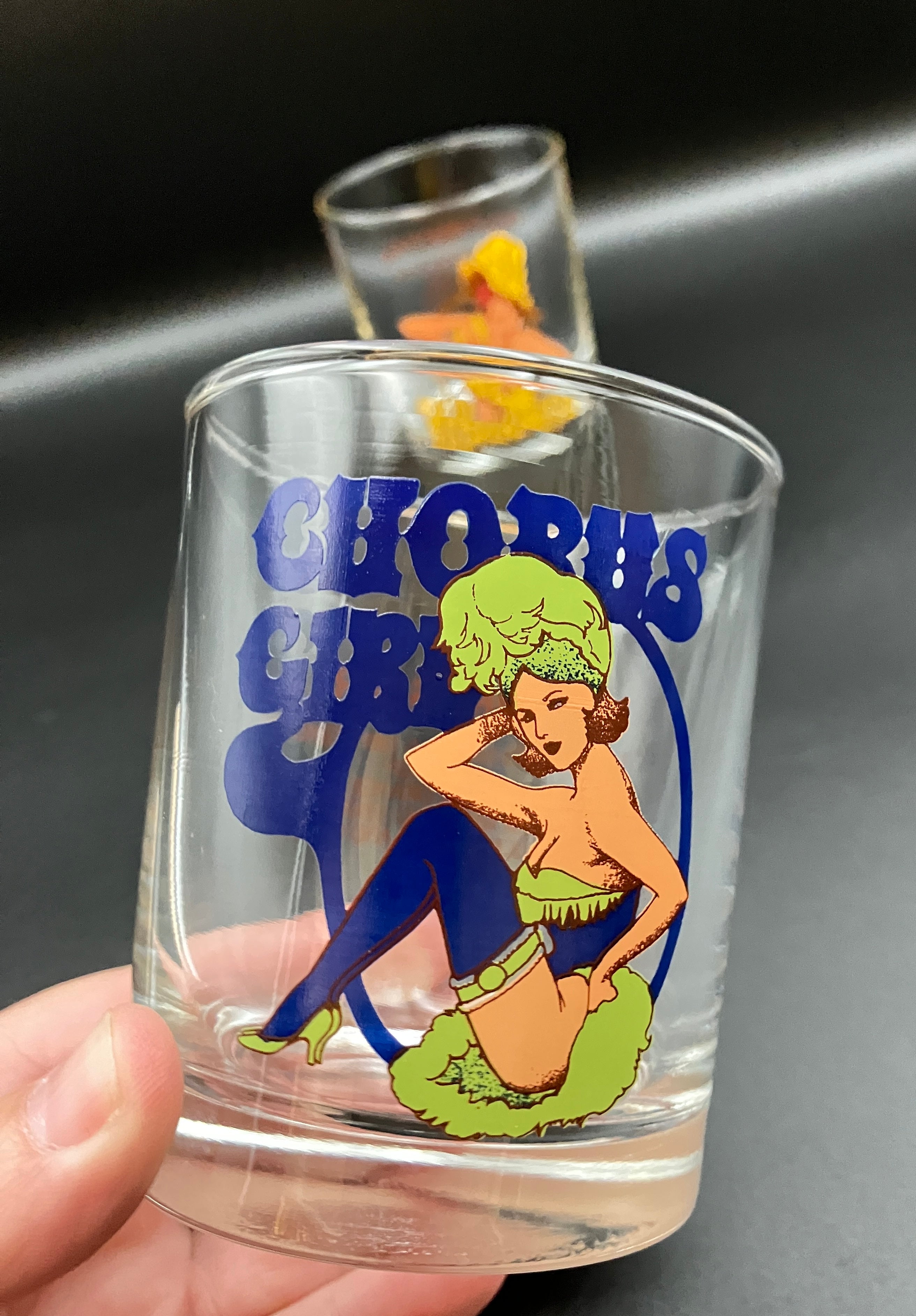 Vintage Bar Belles Cocktail Set by Saivo Firenze Retro 70's Italian Bar Glasses