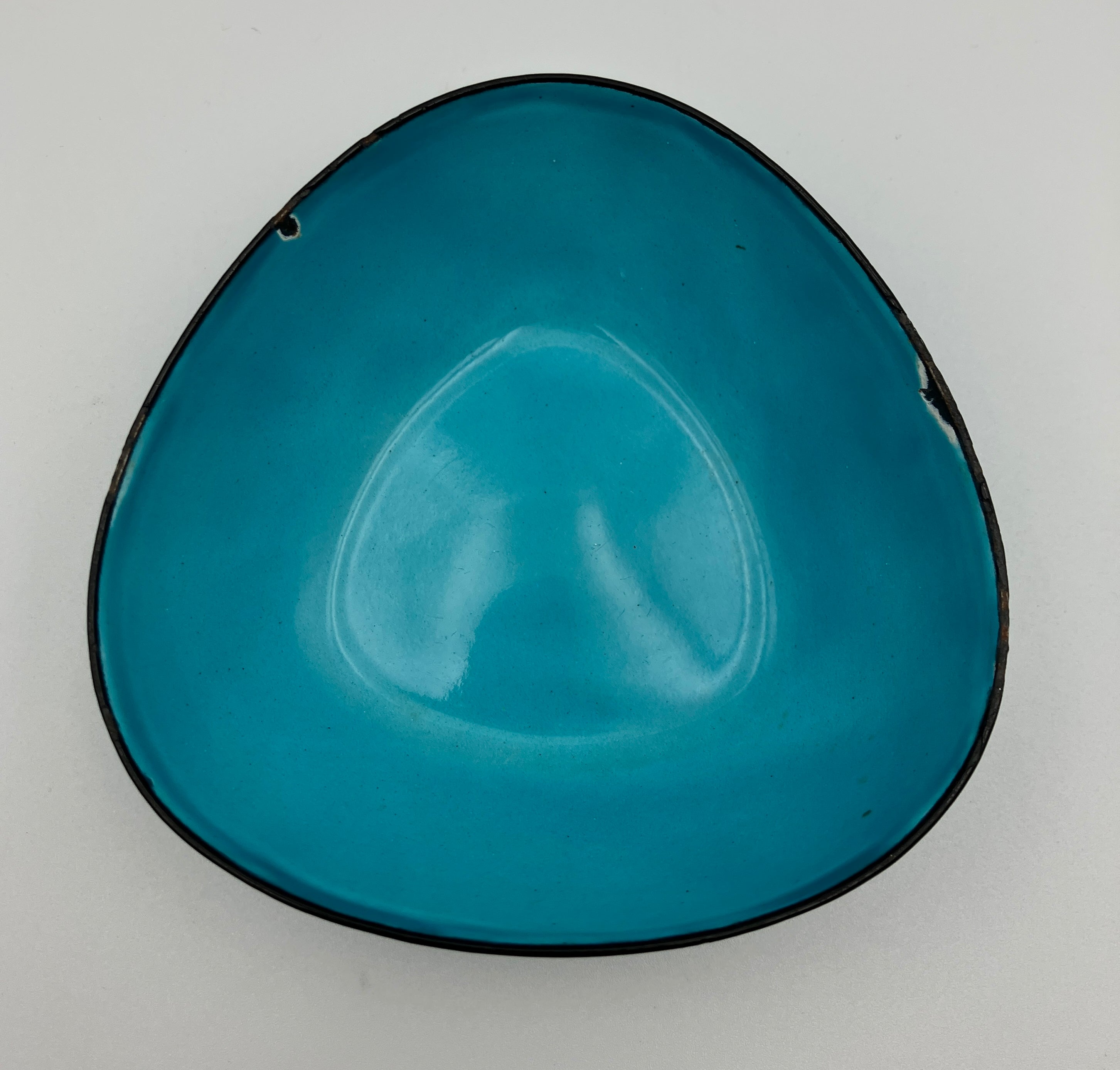 Mid Century Enamel Arne Erker Kockums Sweden Bowls Set Of 4 - 9.5cm Wide