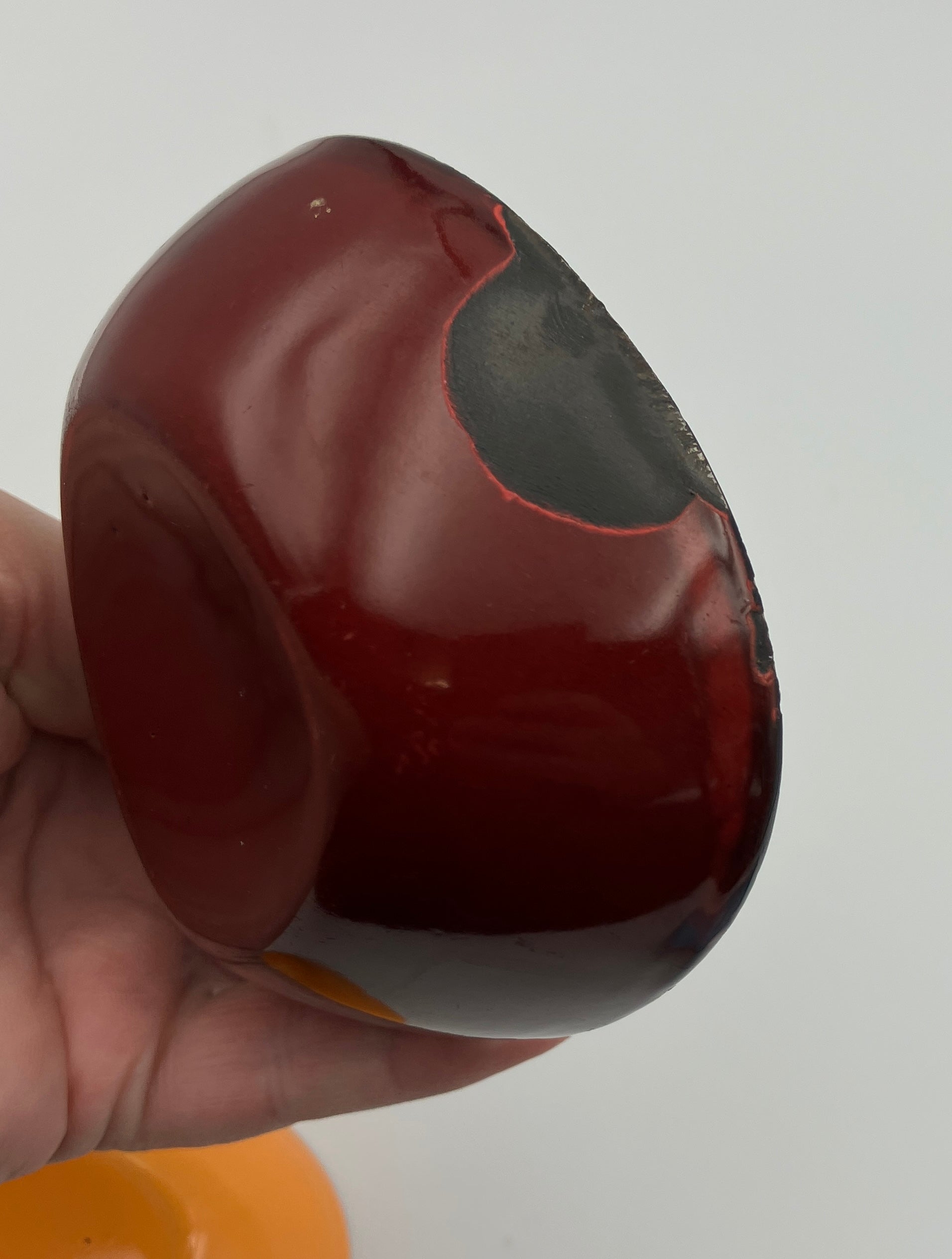 Mid Century Enamel Arne Erker Kockums Sweden Bowls Set Of 4 - 9.5cm Wide