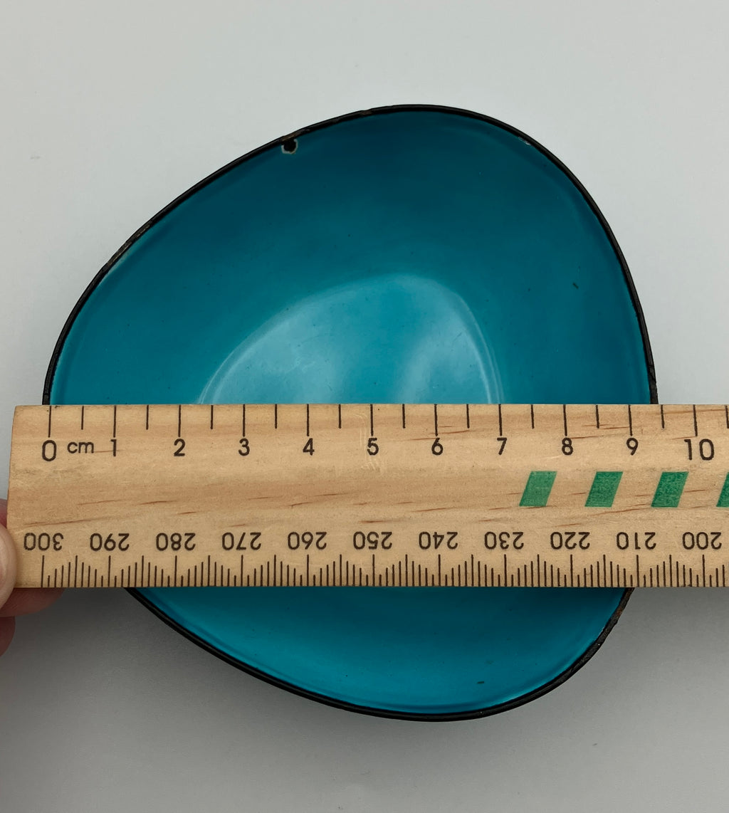 Mid Century Enamel Arne Erker Kockums Sweden Bowls Set Of 4 - 9.5cm Wide