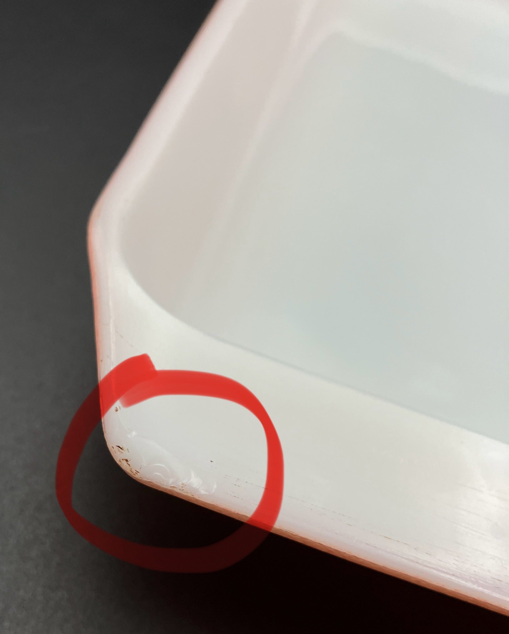 Vintage Pyrex Pink Daisy, Rectangle, Space saver design casserole dish, w/ lid