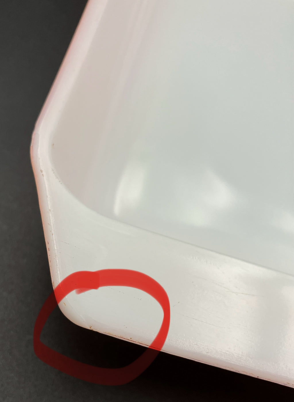 Vintage Pyrex Pink Daisy, Rectangle, Space saver design casserole dish, w/ lid