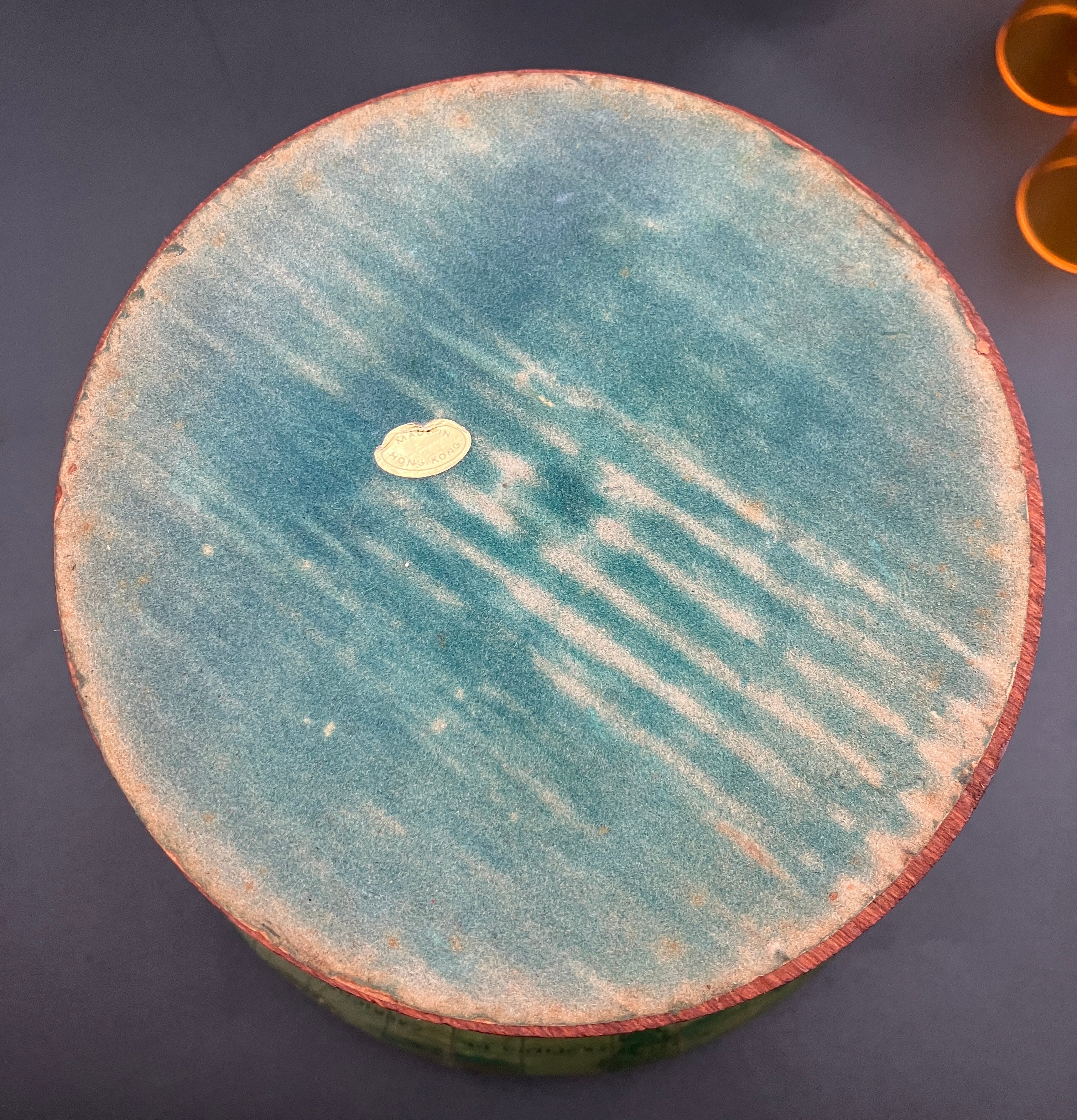 Vintage Globe Secret Decanter Set - Golden Crown ~ Made In Hong Kong