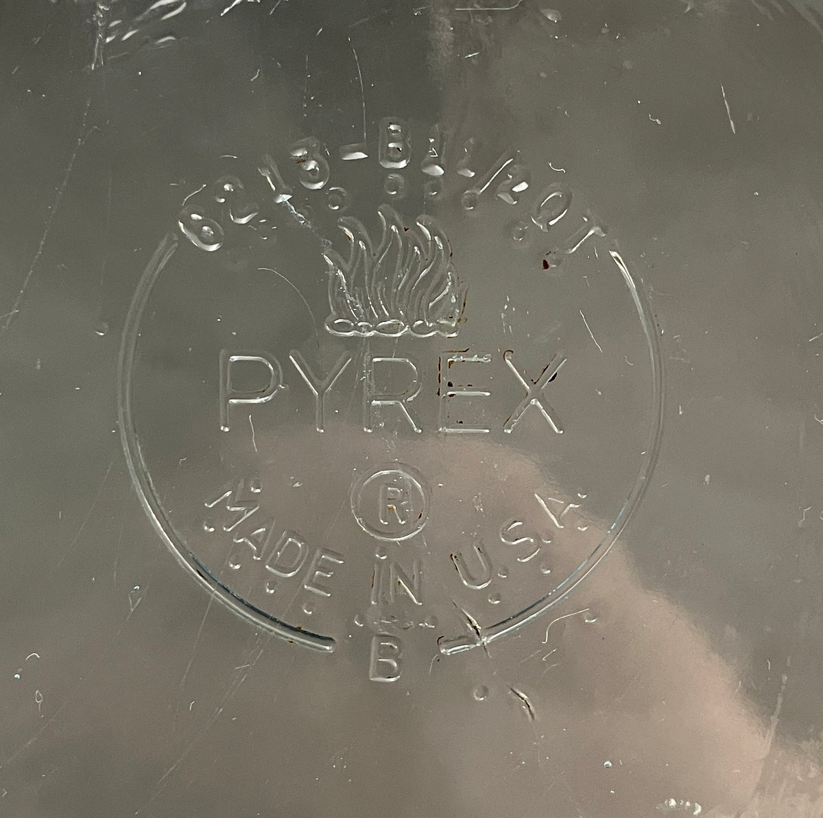 Vintage Pyrex Saucepan 1.5 Qt 6213-B Clear Glass Stovetop Pot with Lid USA