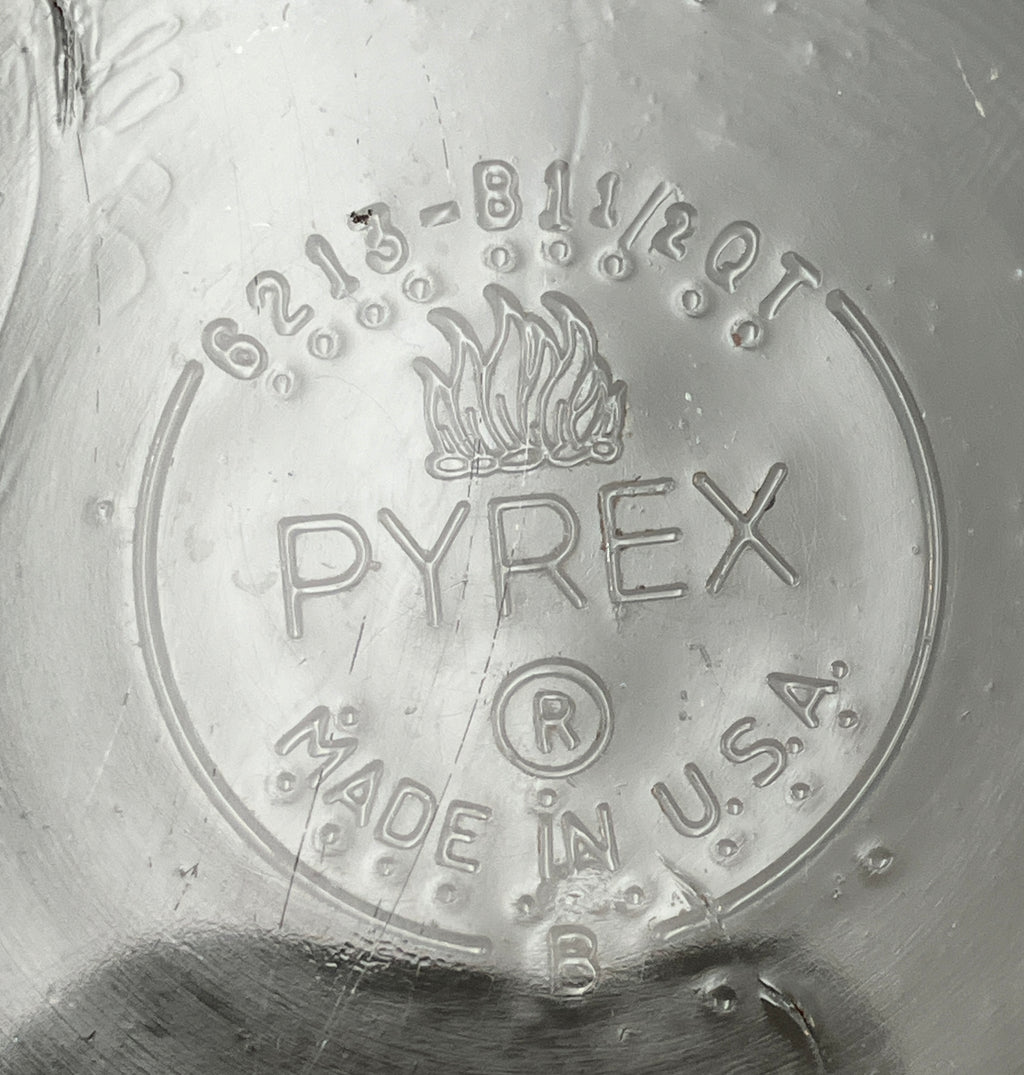 Vintage Pyrex Saucepan 1.5 Qt 6213-B Clear Glass Stovetop Pot with Lid USA