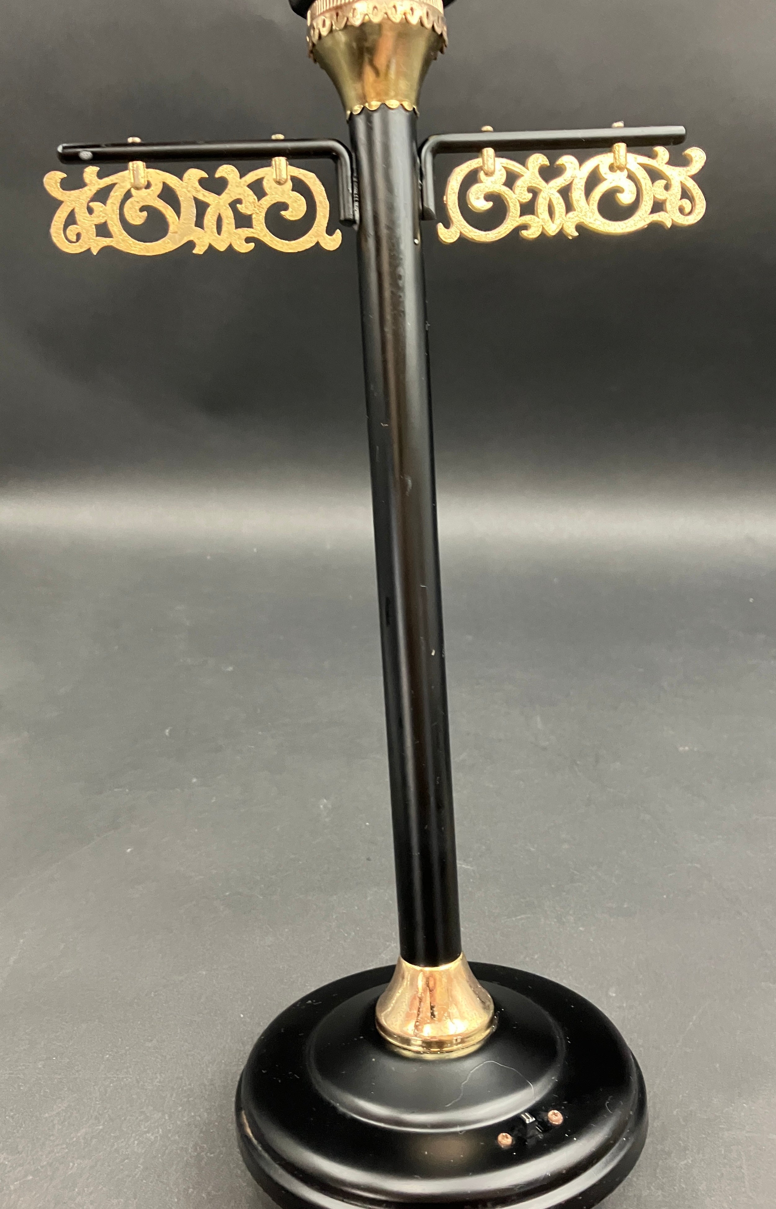 Vintage Bar Light Pole Stand With Bar Utensils - See Video Light Works - Japan