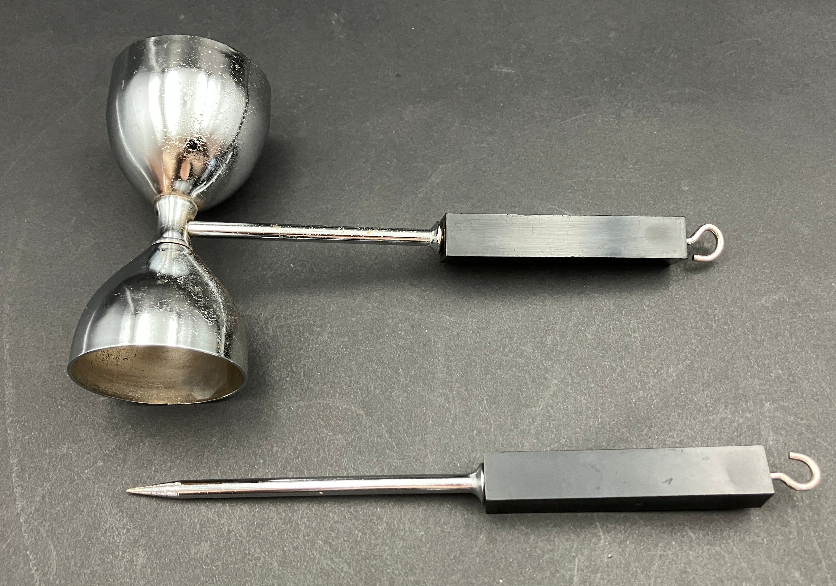 Vintage Bar Light Pole Stand With Bar Utensils - See Video Light Works - Japan