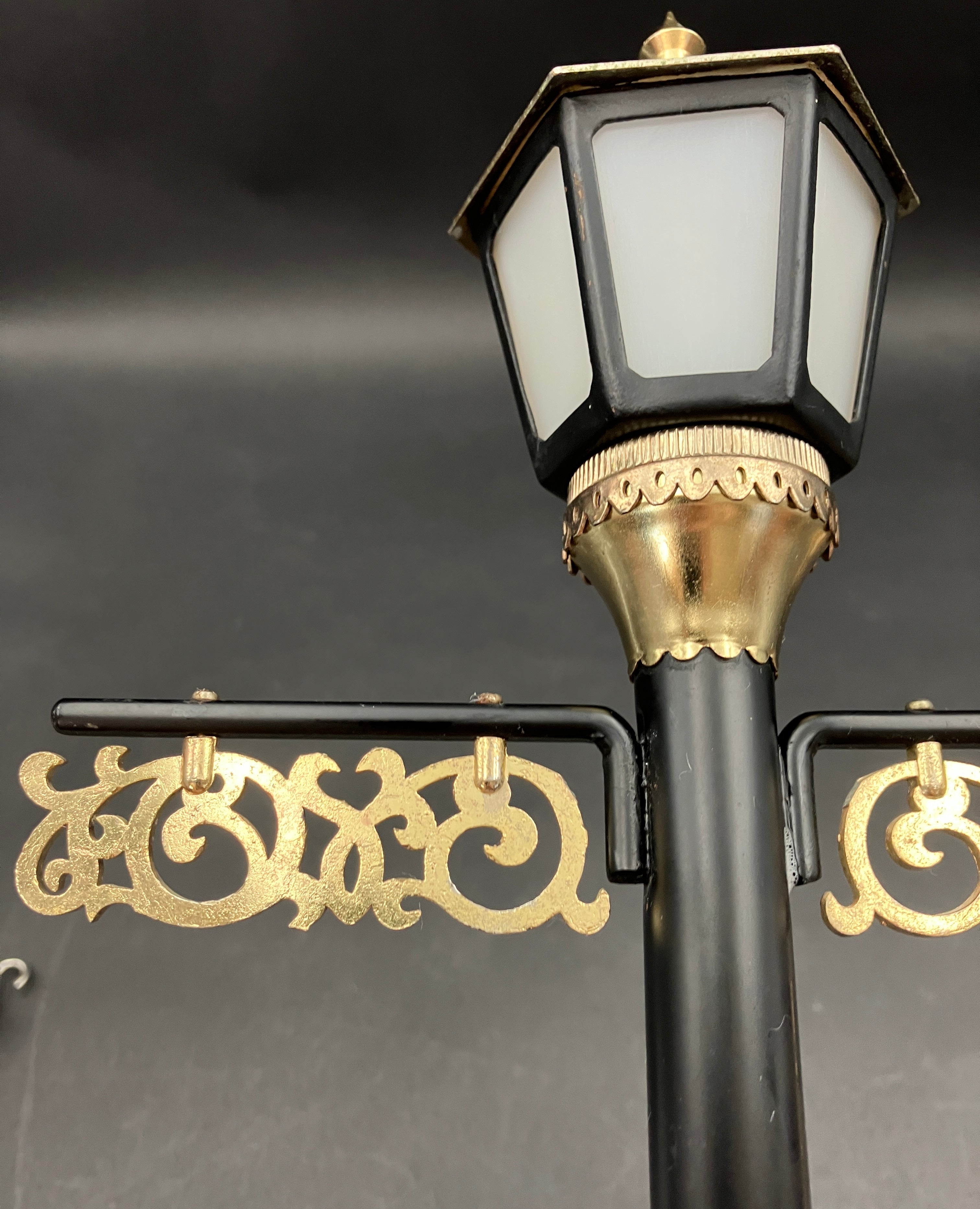 Vintage Bar Light Pole Stand With Bar Utensils - See Video Light Works - Japan
