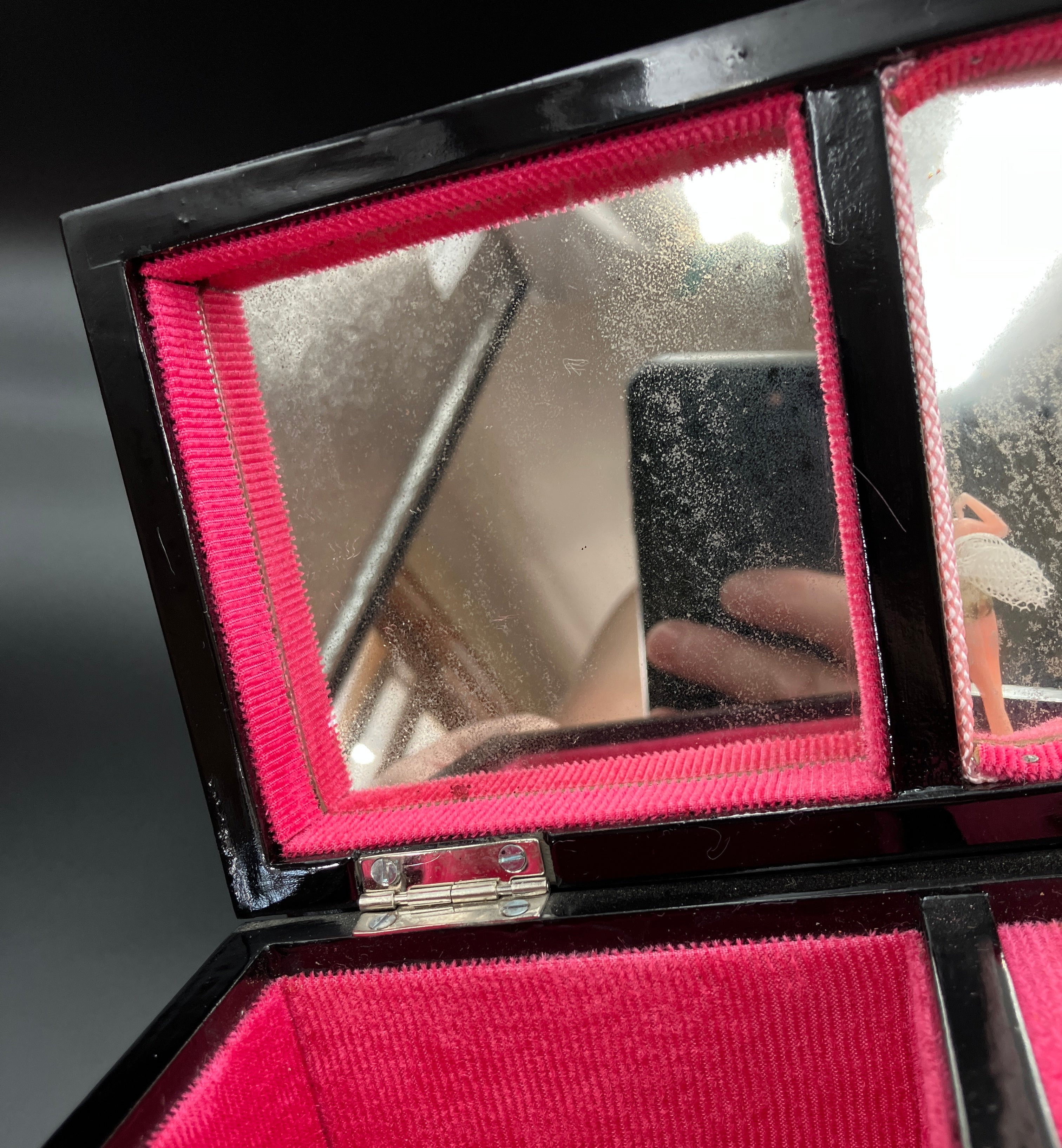 Vintage Grand Piano Jewellery Box Musical - Made In Japan - See Video