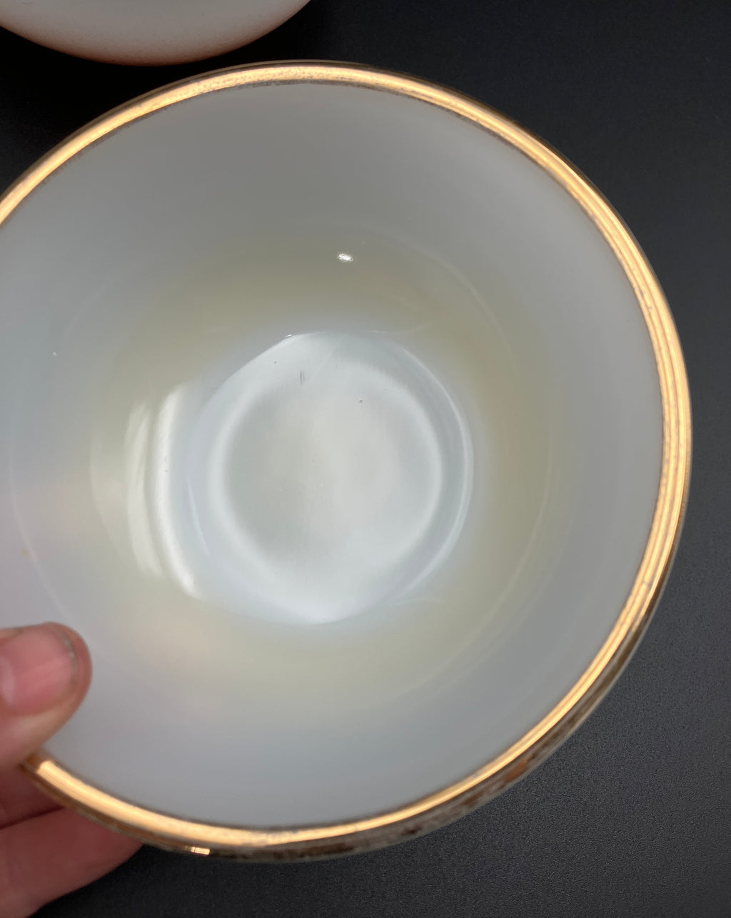 Vintage Fire King Bowls Harlequin Ombre Bowls Dessert / Cereal Bowls 6pc Set