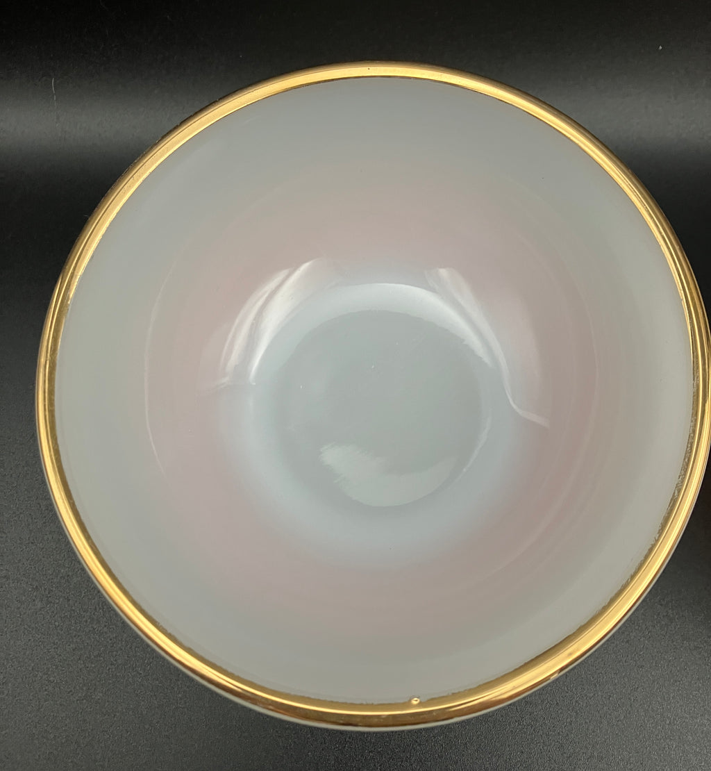 Vintage Fire King Bowls Harlequin Ombre Bowls Dessert / Cereal Bowls 6pc Set