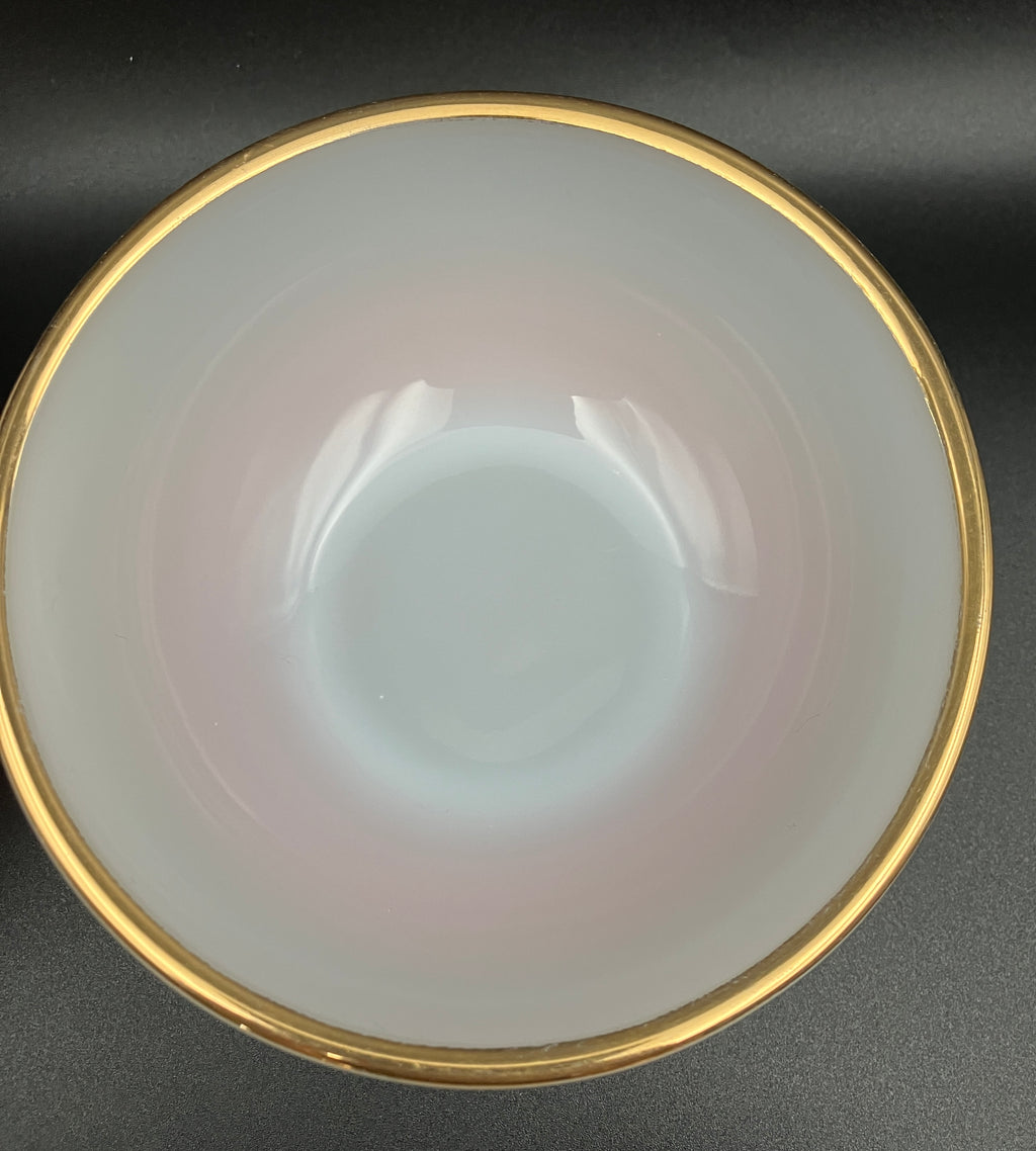 Vintage Fire King Bowls Harlequin Ombre Bowls Dessert / Cereal Bowls 6pc Set