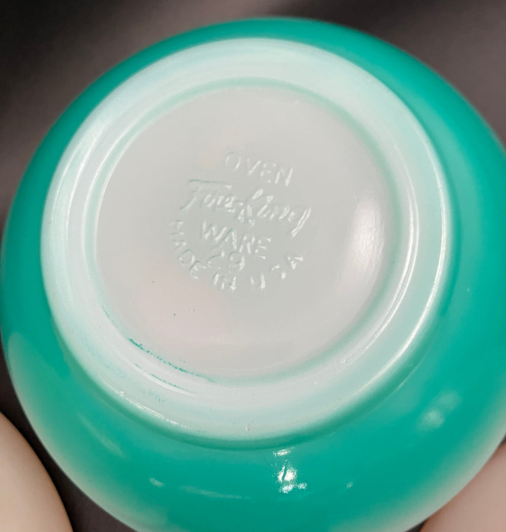 Vintage Fire King Bowls Harlequin Ombre Bowls Dessert / Cereal Bowls 6pc Set