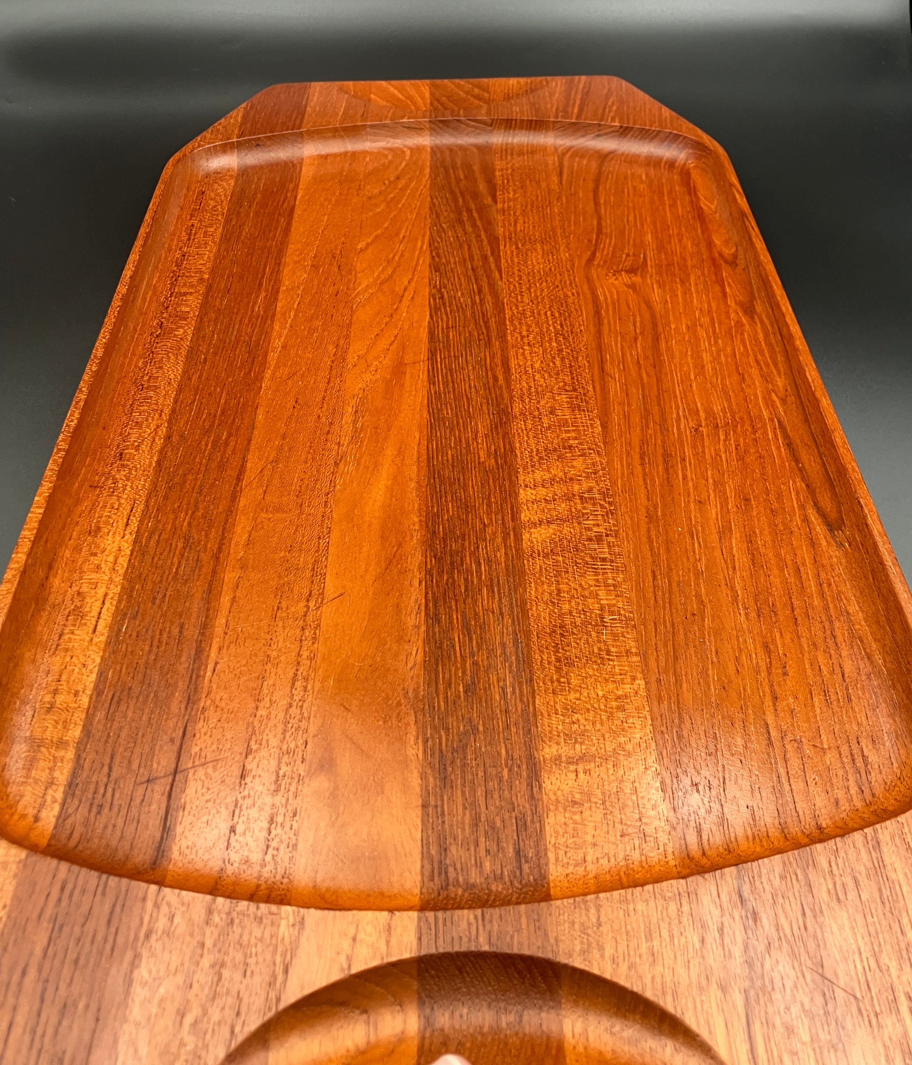 Danish Mid-Century Modern Kjeni Merlose Serving Tray 55cm Long, 28cm Wide