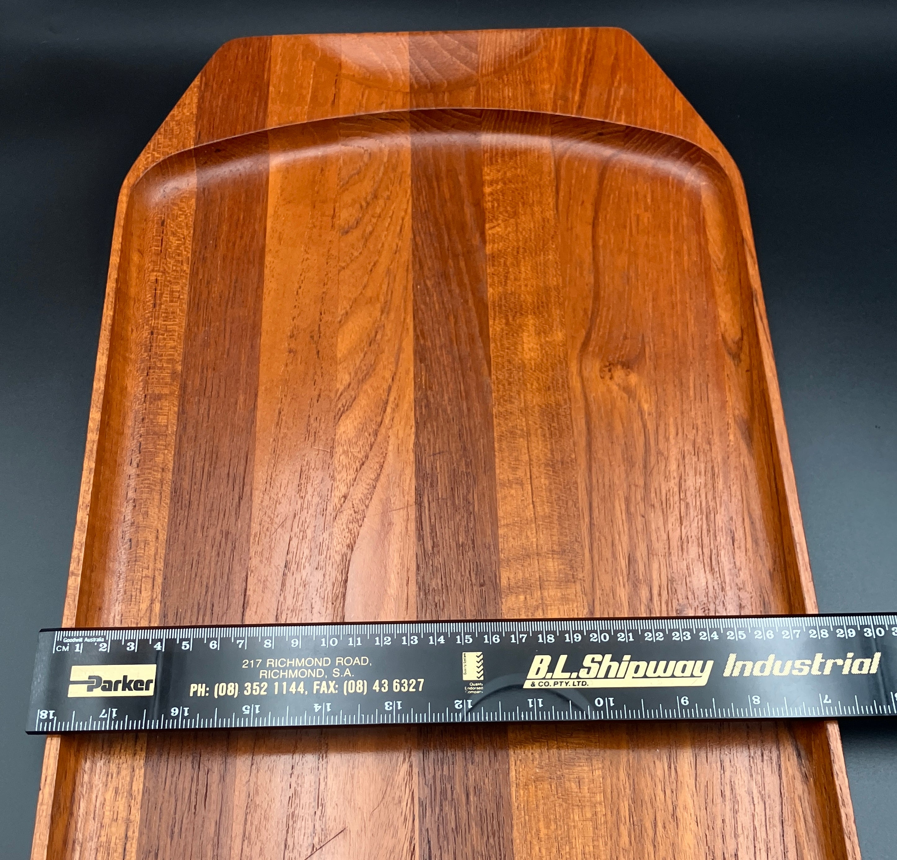 Danish Mid-Century Modern Kjeni Merlose Serving Tray 55cm Long, 28cm Wide