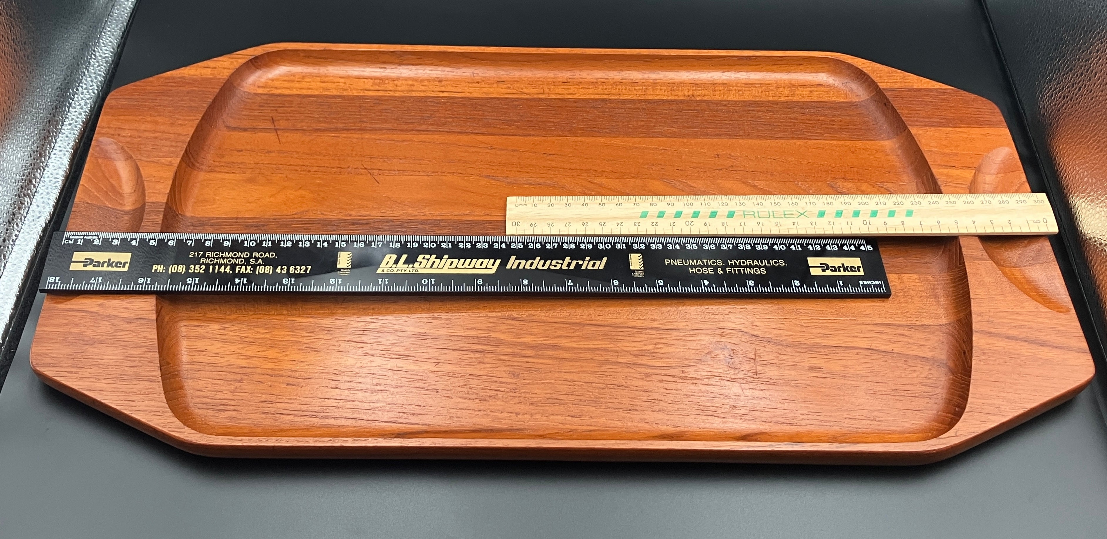 Danish Mid-Century Modern Kjeni Merlose Serving Tray 55cm Long, 28cm Wide