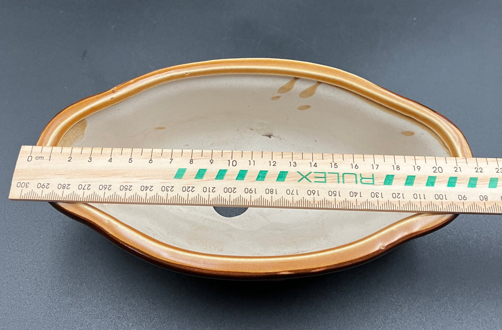 Vintage Bonsai Pots - Matching Pair Vietnam 22cm Length X 6.5cm Depth
