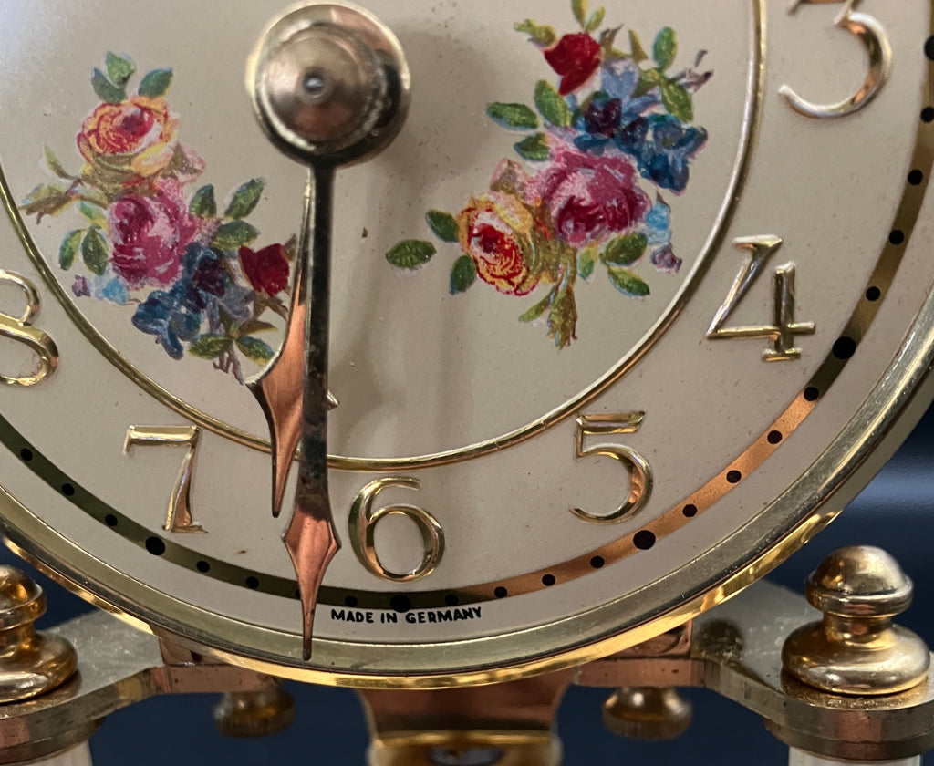 Vintage Anniversary Clock / 400 Day Clock - Brass - German