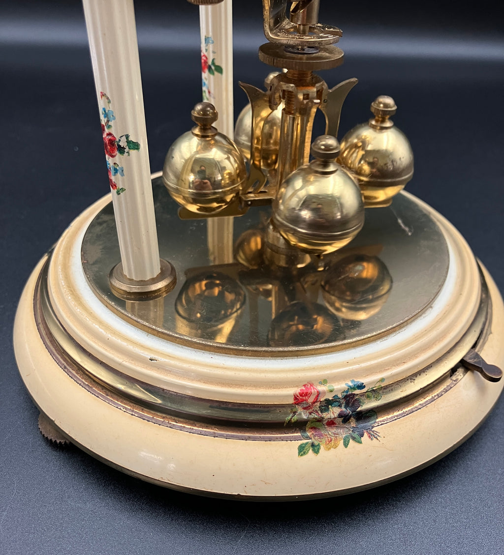 Vintage Anniversary Clock / 400 Day Clock - Brass - German