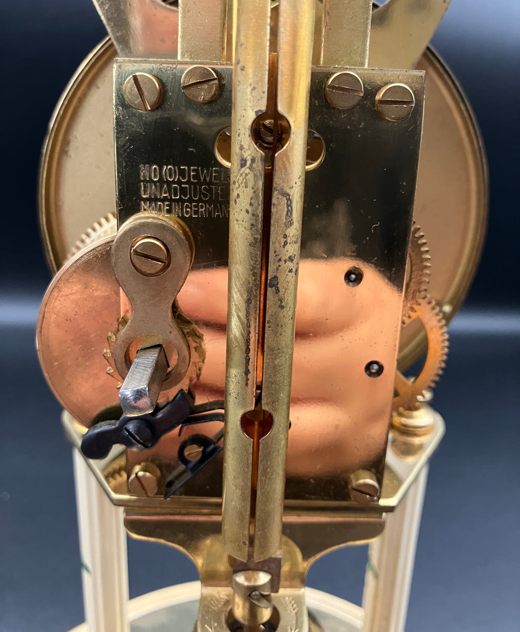 Vintage Anniversary Clock / 400 Day Clock - Brass - German