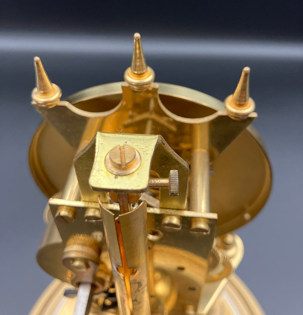 Vintage Anniversary Clock / 400 Day Clock - Brass - German