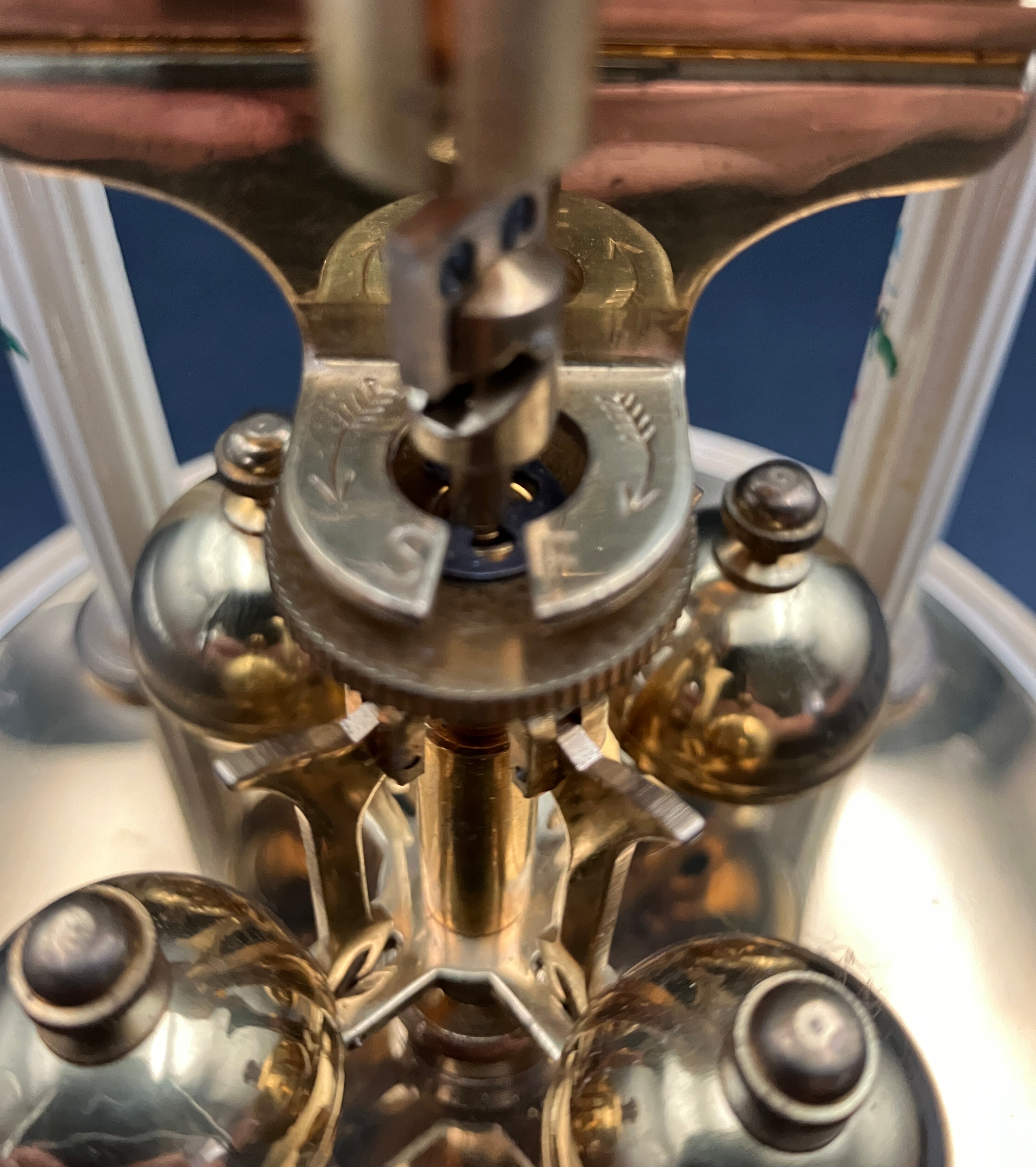 Vintage Anniversary Clock / 400 Day Clock - Brass - German